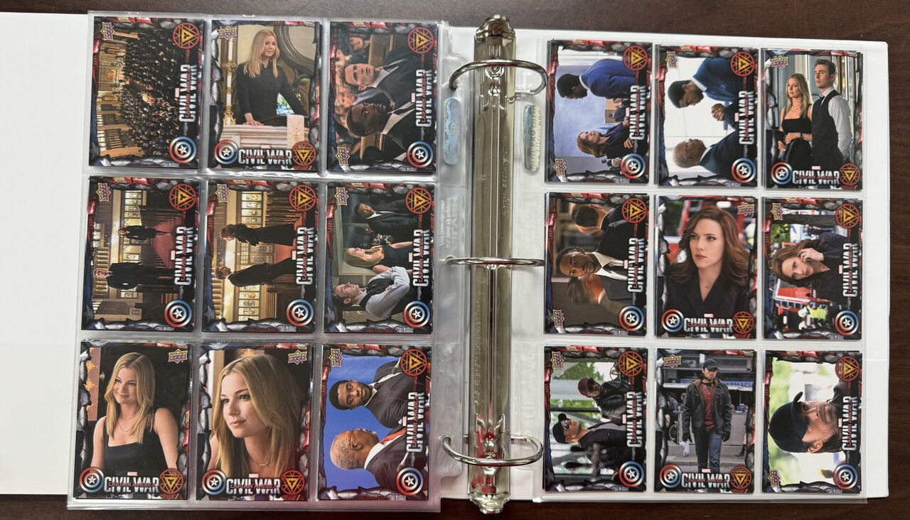 2011/16 Upper Deck Marvel Captain America Series 1-3 Complete Sets W/ Inserts