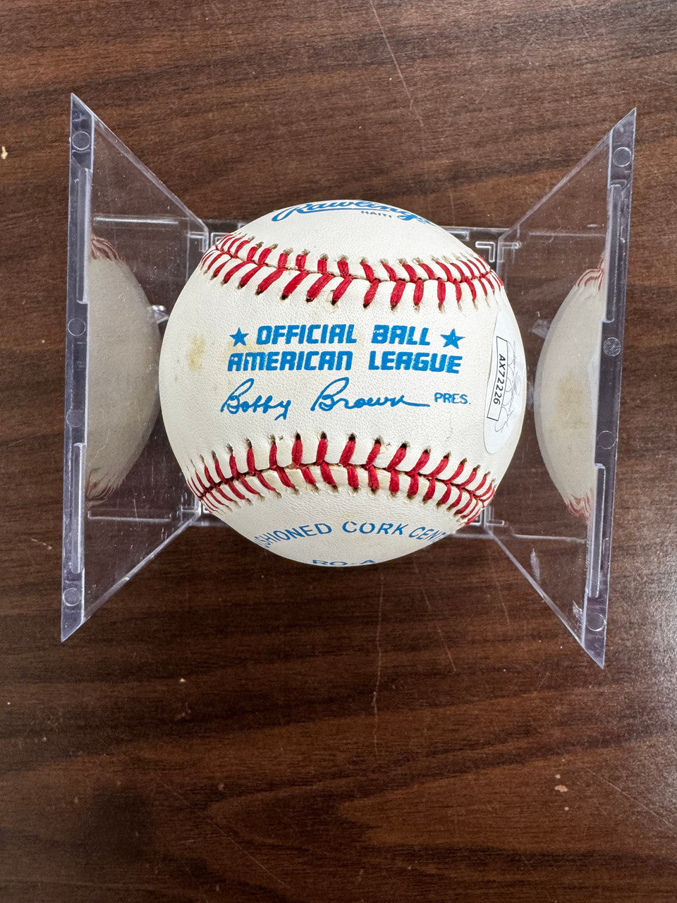 Billy Williams Signed Autographed Rawlings OAL Baseball JSA *226