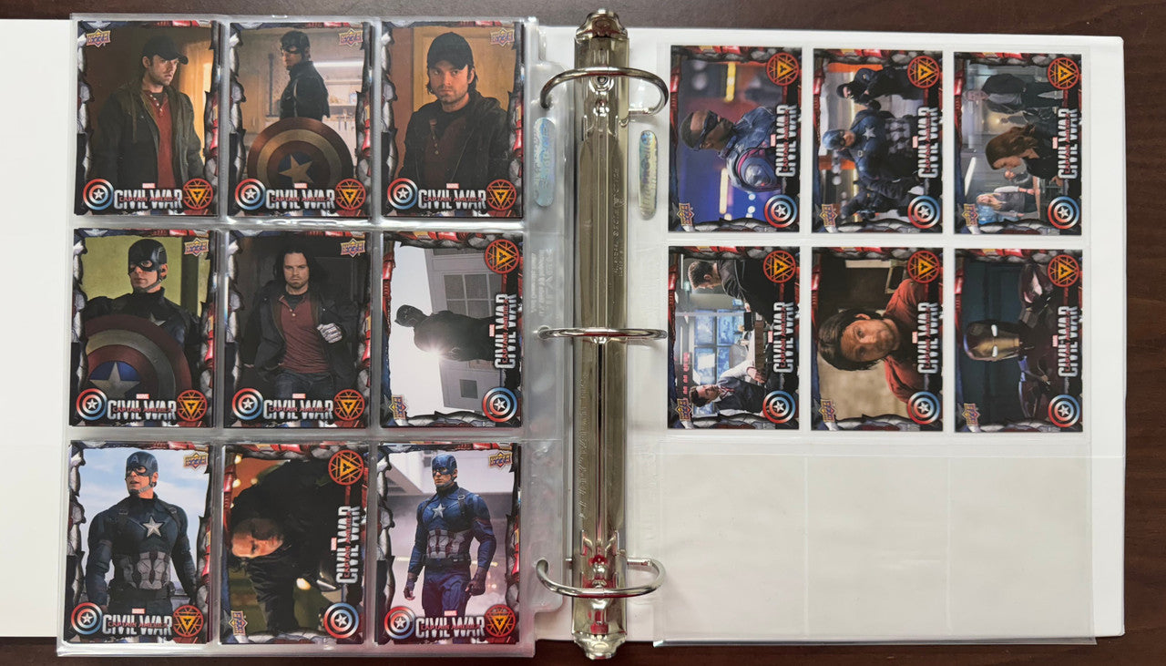 2011/16 Upper Deck Marvel Captain America Series 1-3 Complete Sets W/ Inserts