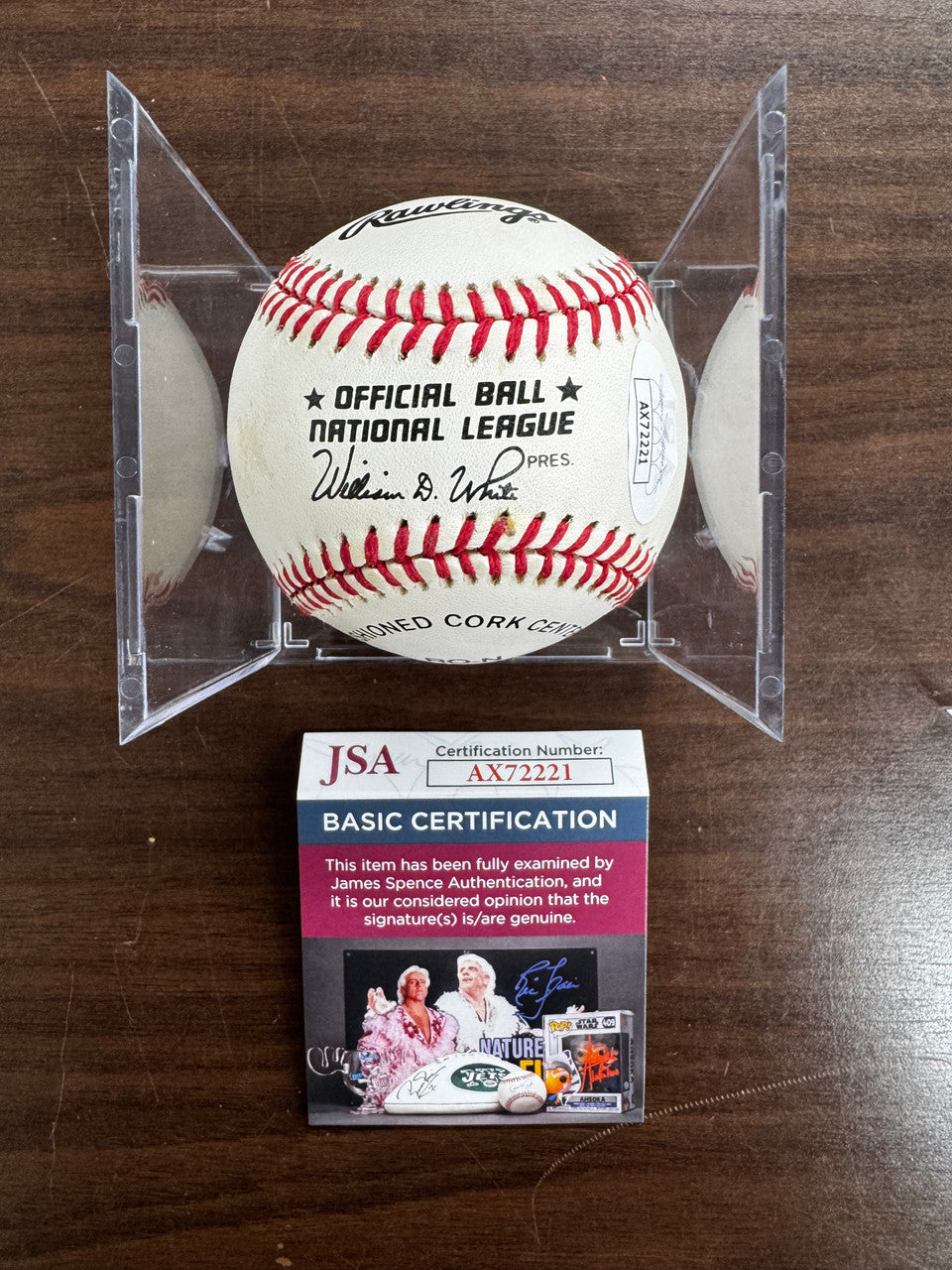 Orlando Cepeda Signed Autographed Rawlings ONL Baseball JSA *221