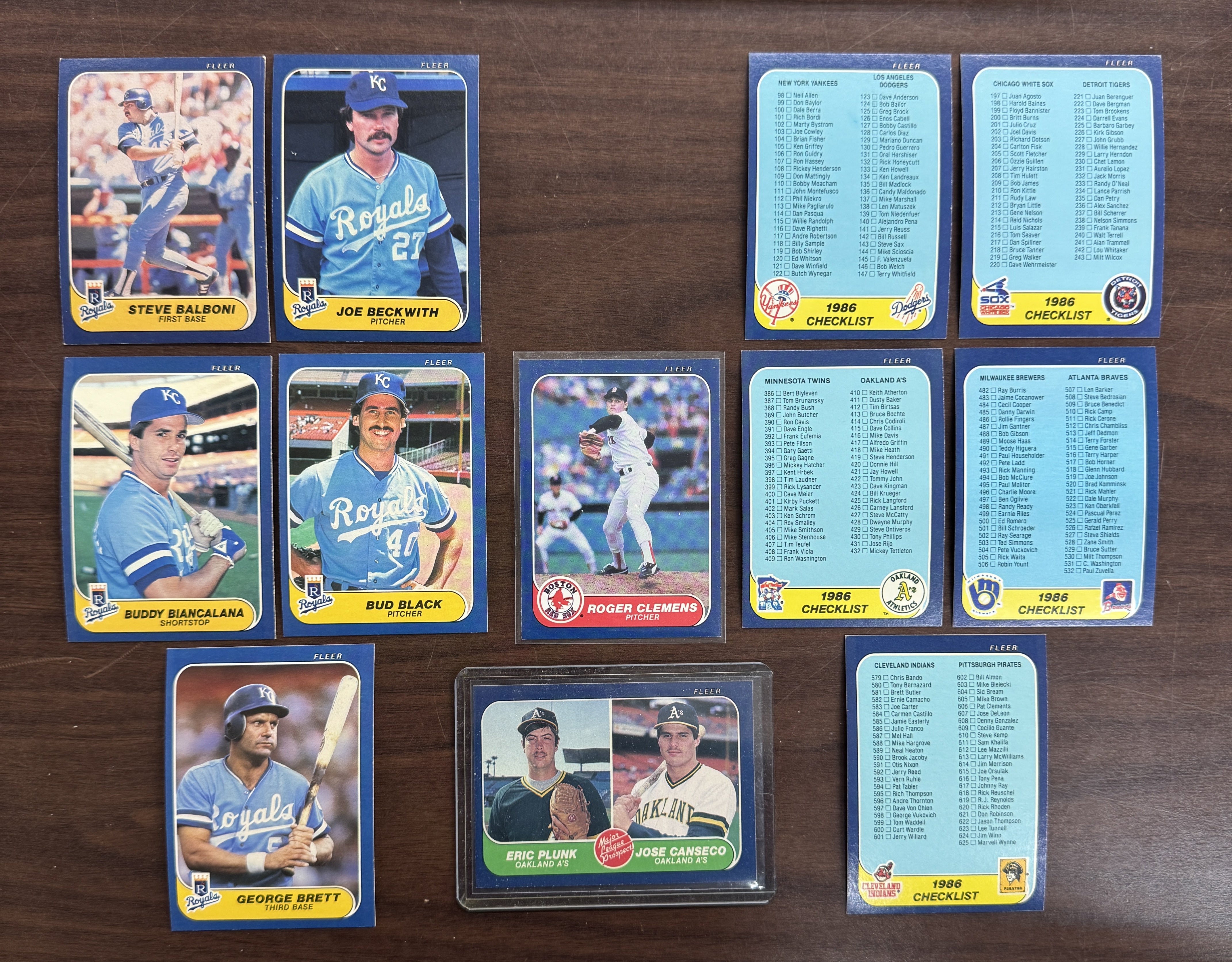 1986 Fleer Baseball Complete Set (660) NM