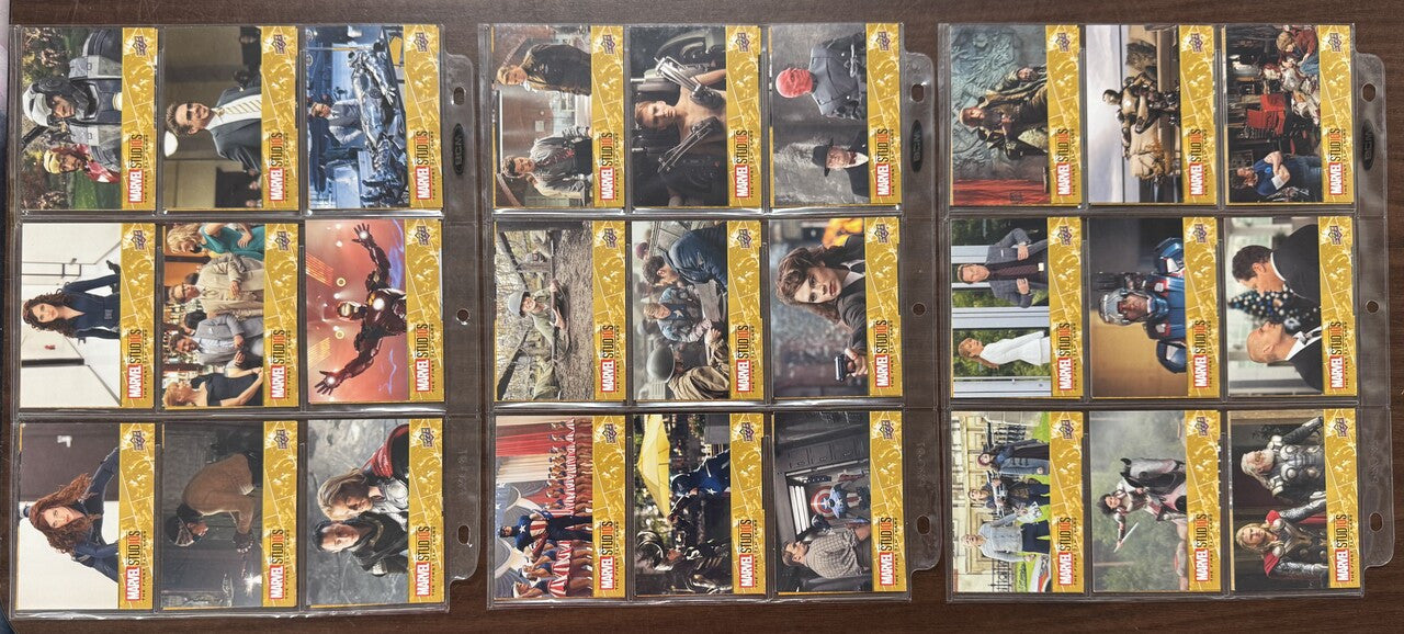 2019 Upper Deck Marvel Studios The First Ten Years Complete Set (100)