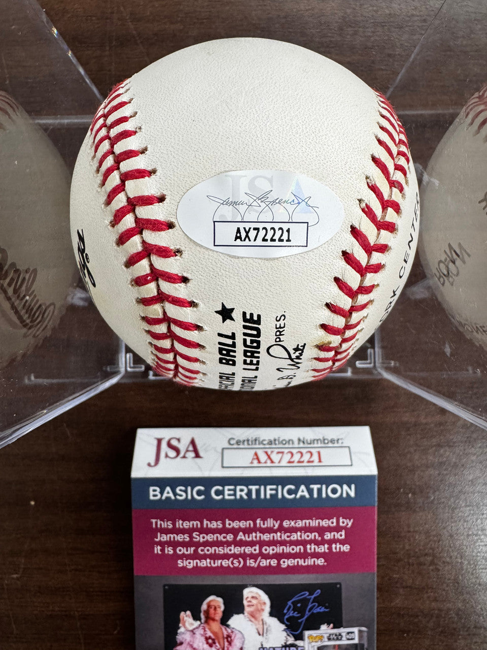 Orlando Cepeda Signed Autographed Rawlings ONL Baseball JSA *221