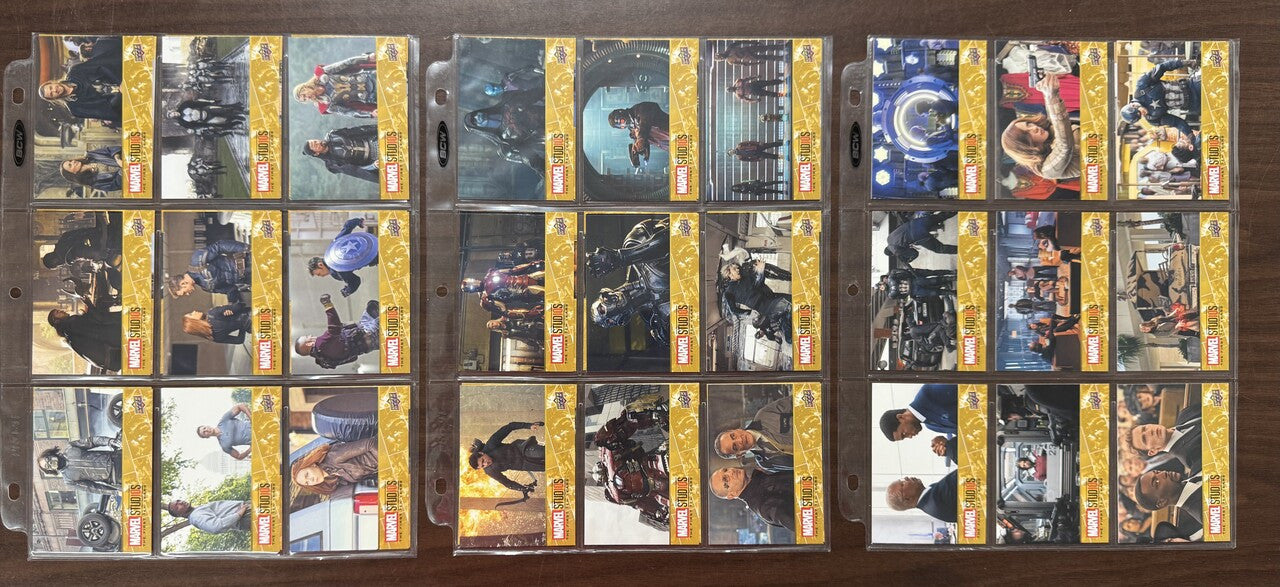 2019 Upper Deck Marvel Studios The First Ten Years Complete Set (100)