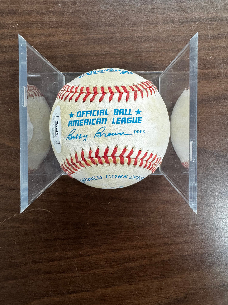 Nolan Ryan Signed Autographed Rawlings OAL Baseball JSA *580