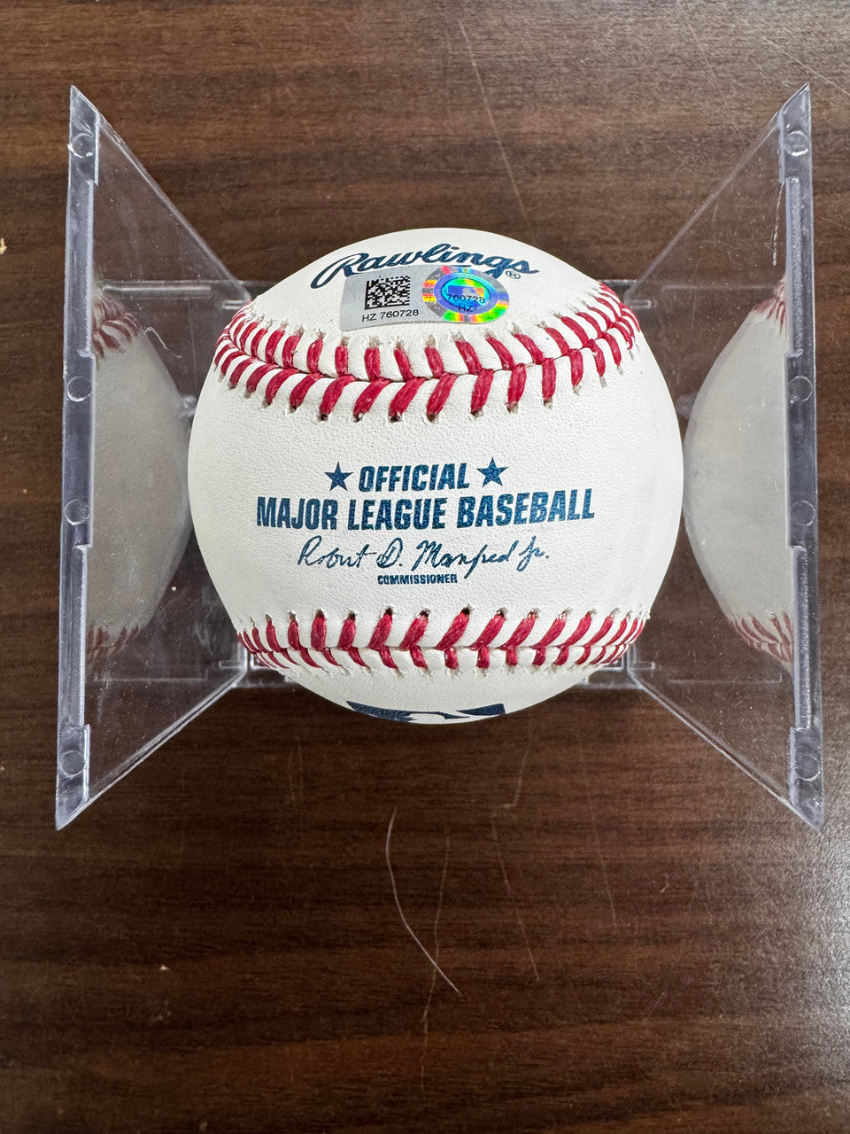 Ian Kinsler Signed Autographed Rawlings OML Baseball MLB