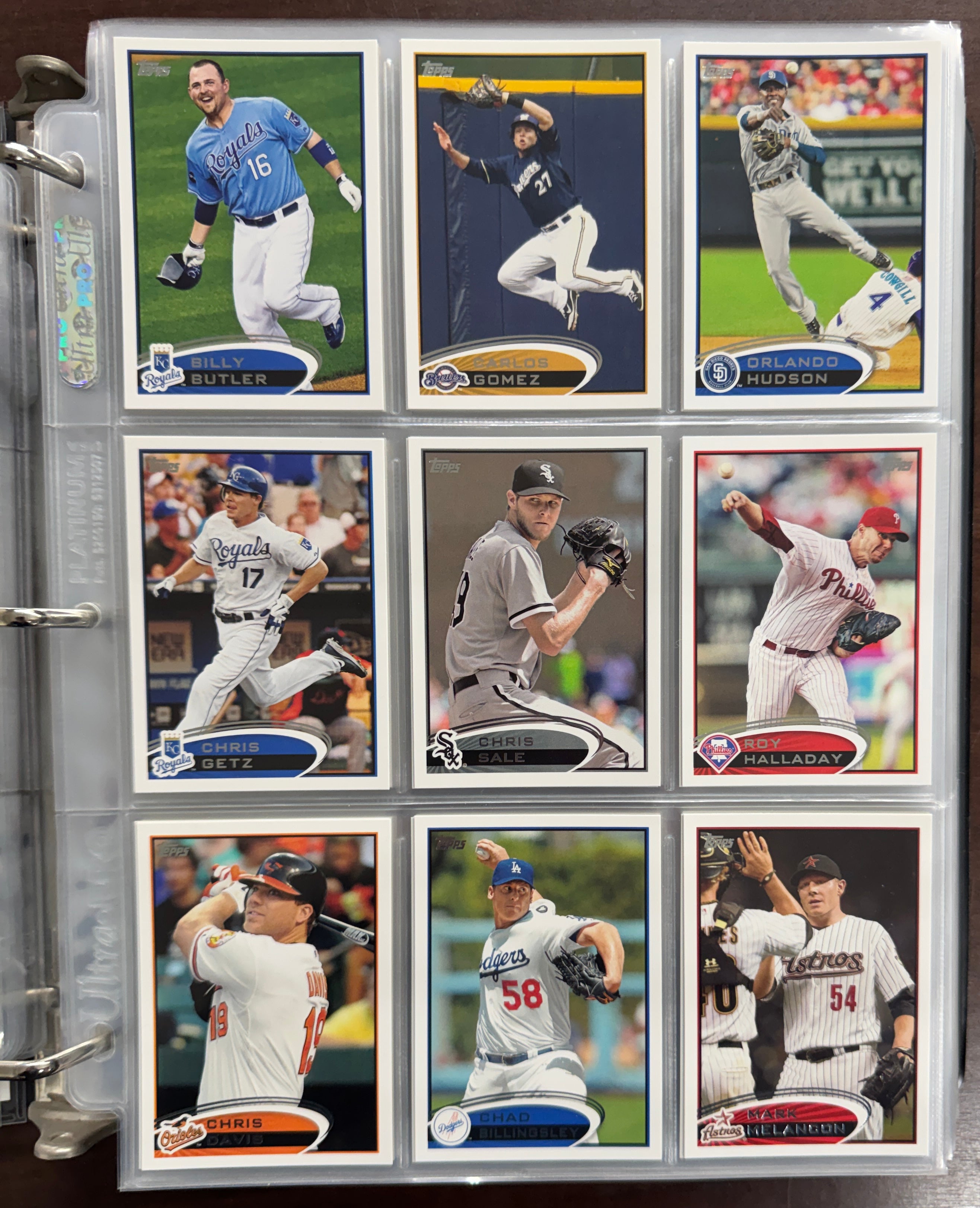 2012 Topps Baseball Set with Topps Binder NM