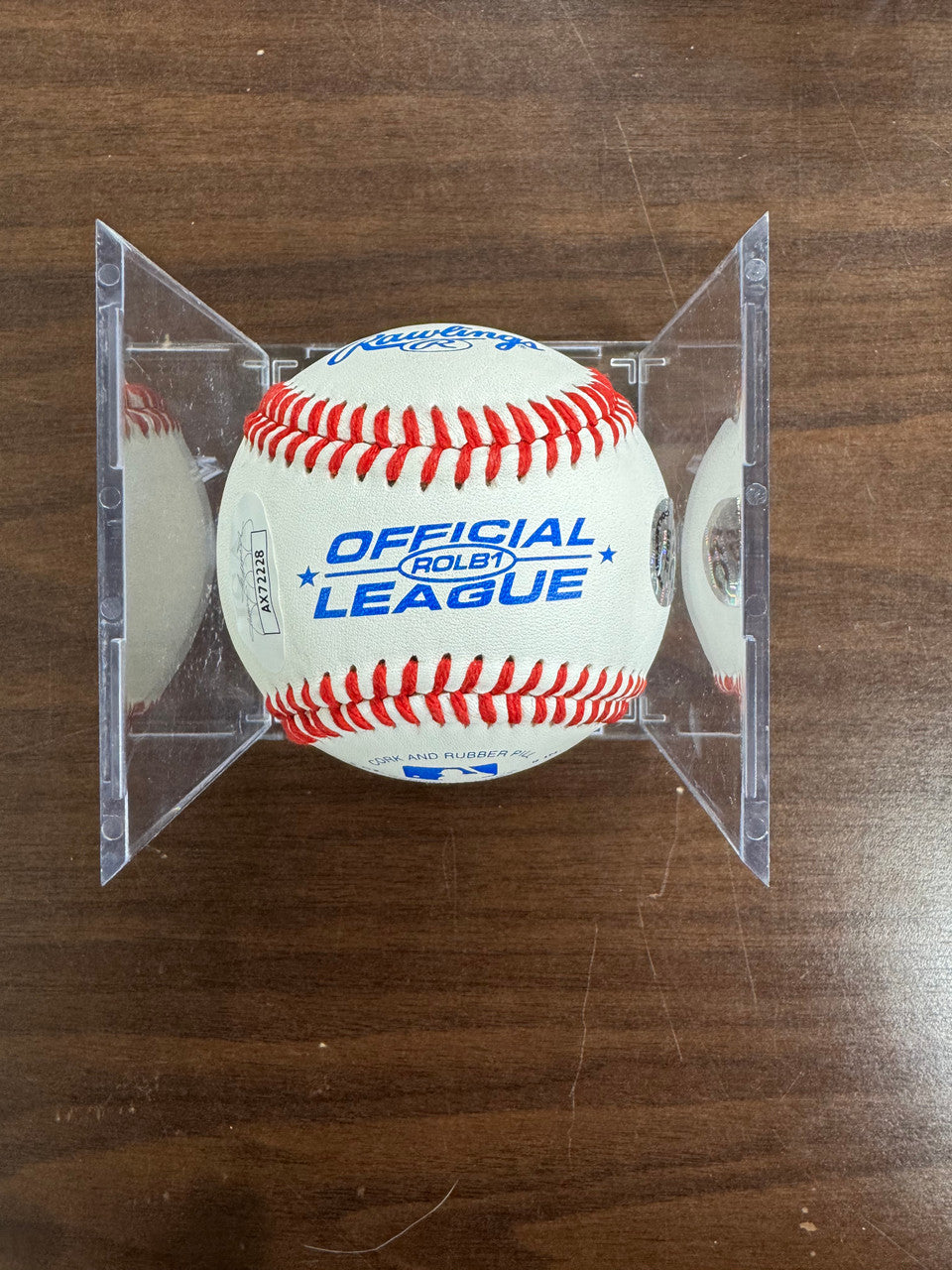 Tim "Rock" Raines Signed Autographed Rawlings Official League Baseball JSA