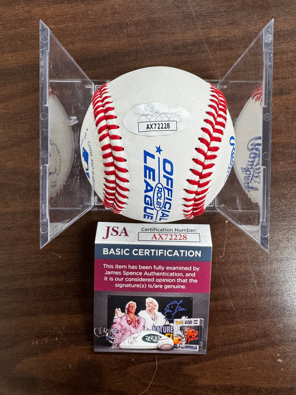 Tim "Rock" Raines Signed Autographed Rawlings Official League Baseball JSA