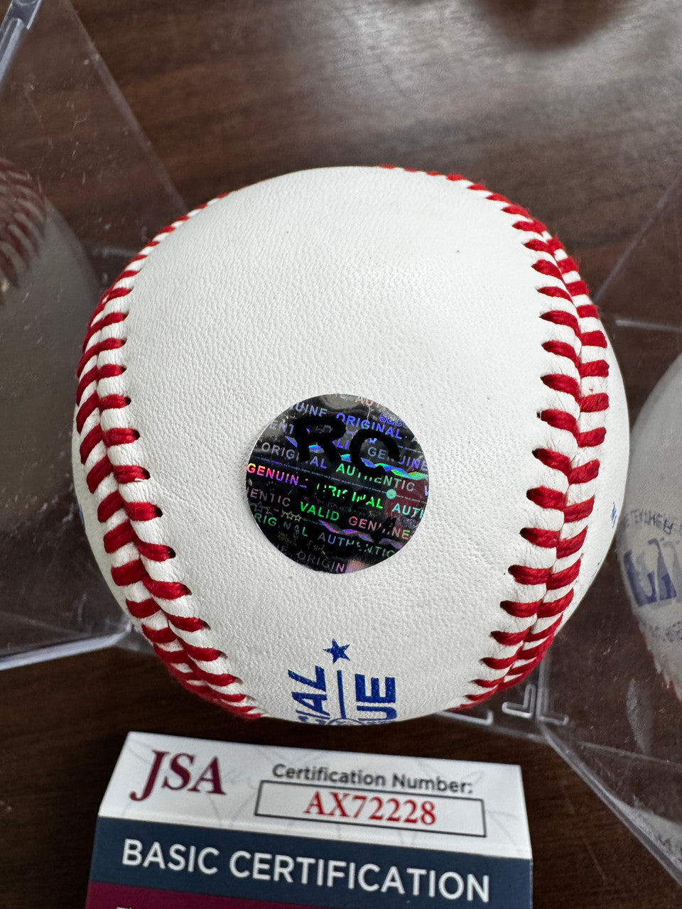 Tim "Rock" Raines Signed Autographed Rawlings Official League Baseball JSA