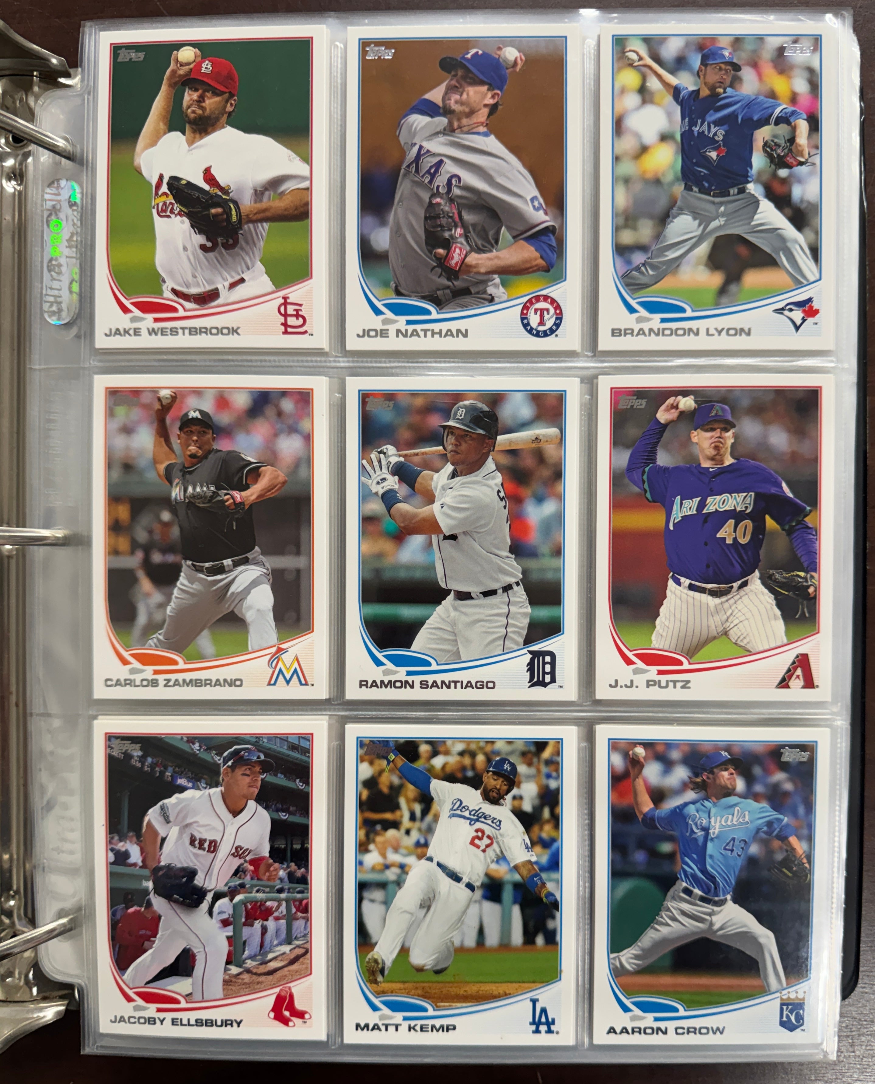 2013 Topps Baseball Set with Topps Binder NM