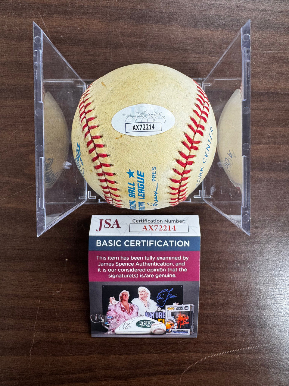 Luis Aparicio Signed Autographed Rawlings OAL Baseball JSA *214