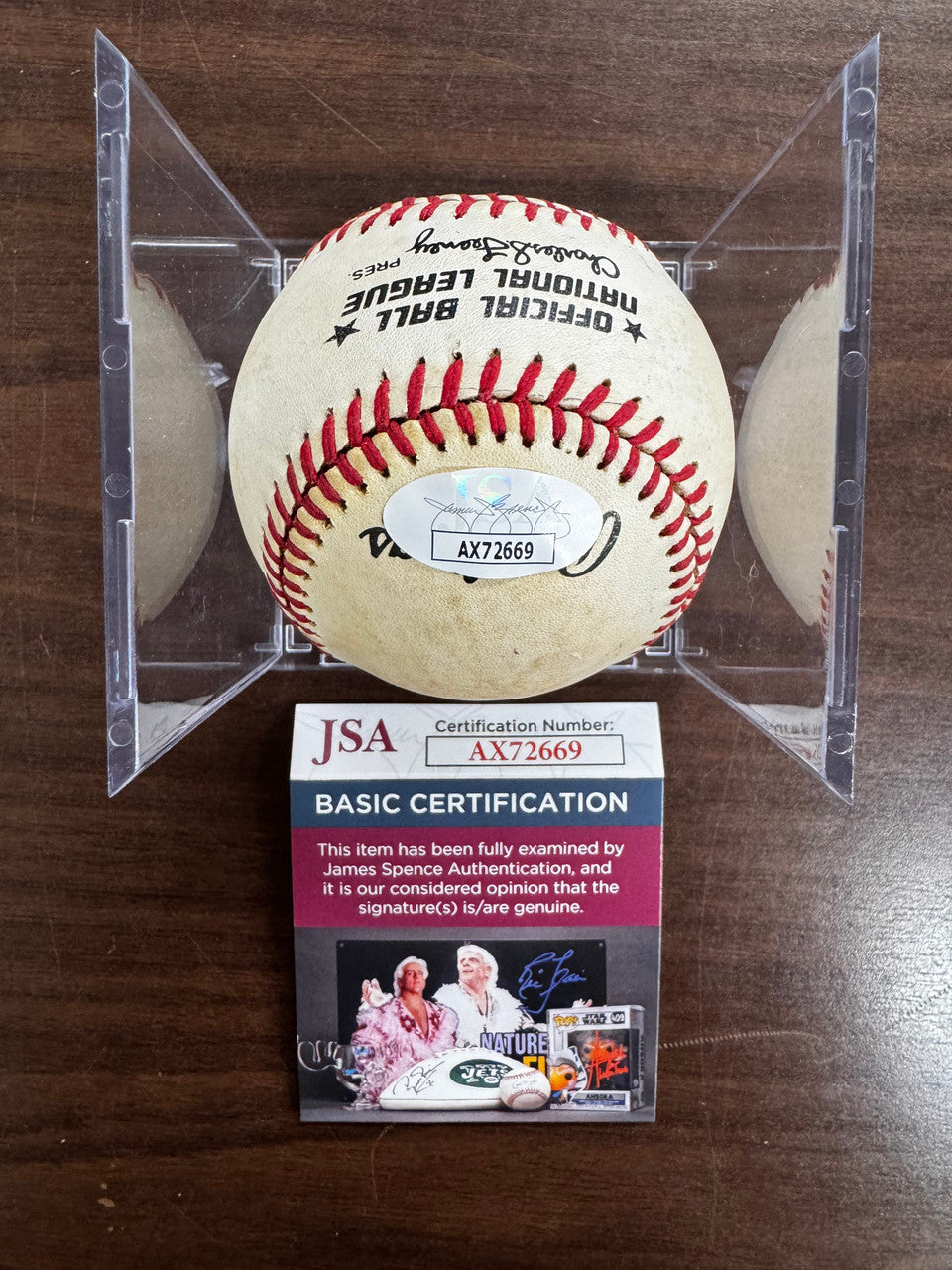 Mike Schmidt Signed Autographed Rawlings ONL Baseball JSA *669