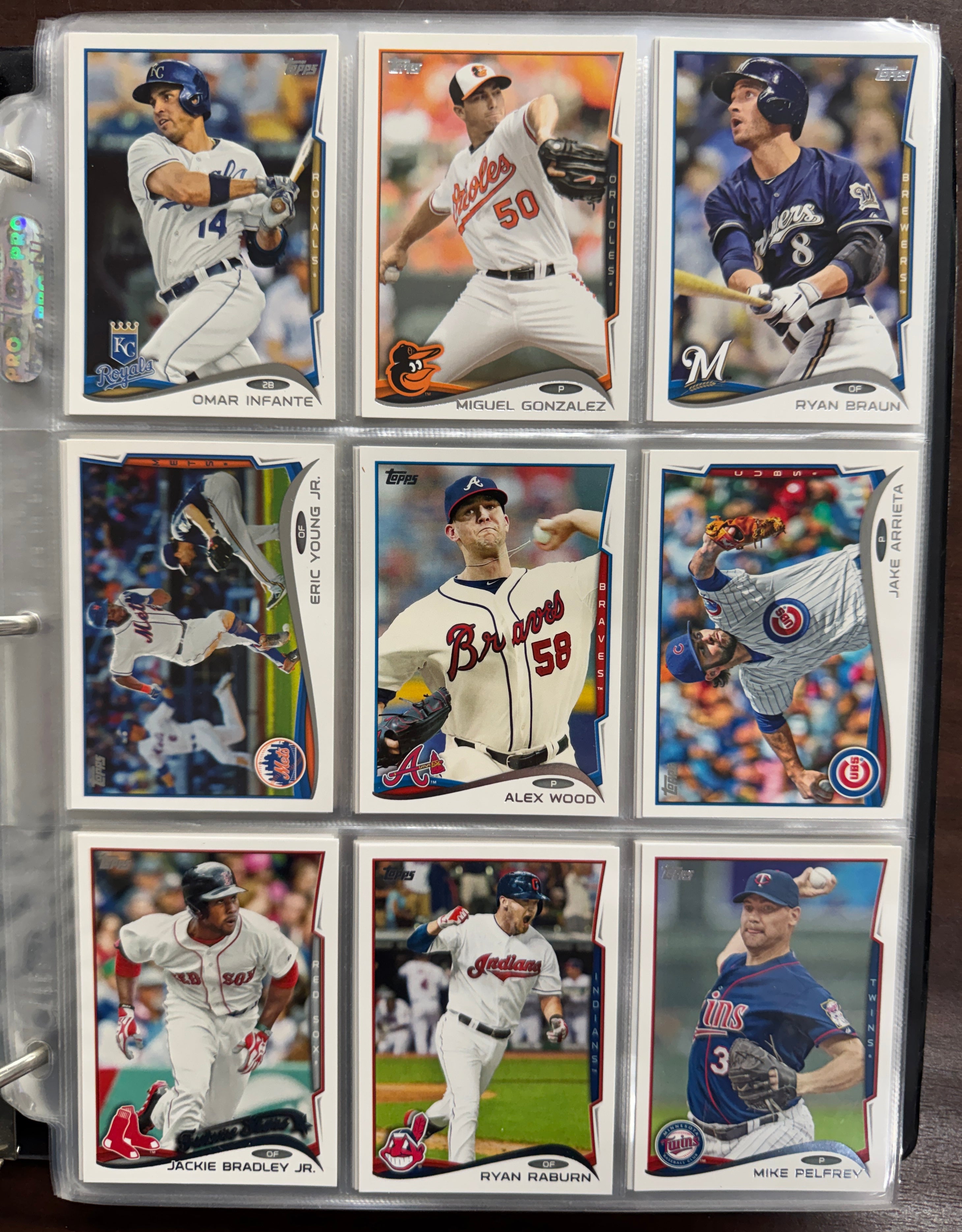 2014 Topps Baseball Set with Topps Binder NM