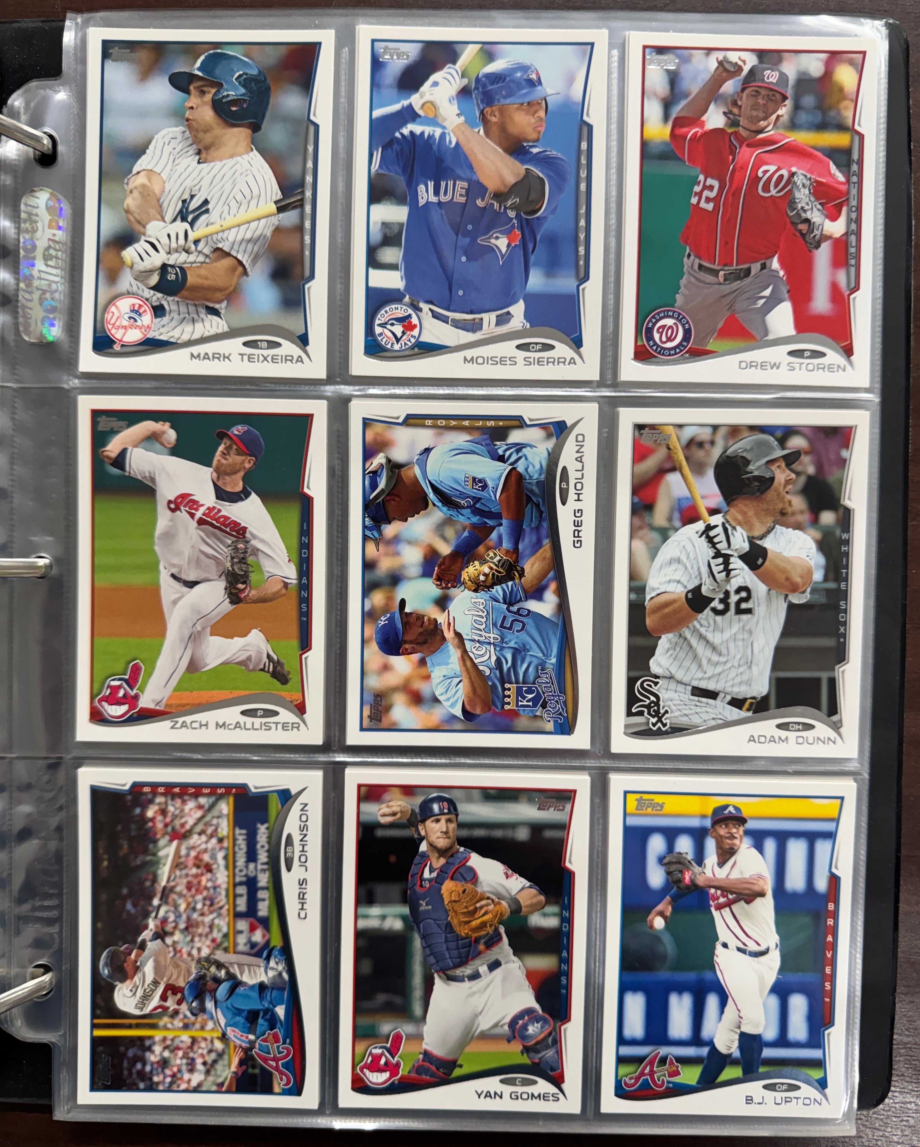 2014 Topps Baseball Set with Topps Binder NM