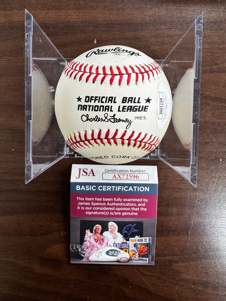 Mike Schmidt Signed Autographed Rawlings ONL Baseball JSA *596