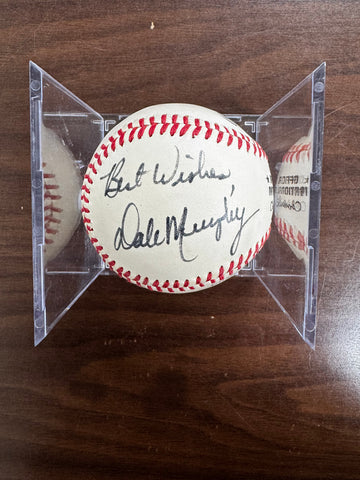 Dale Murphy Signed Autographed Inscribed Rawlings ONL Baseball JSA *270