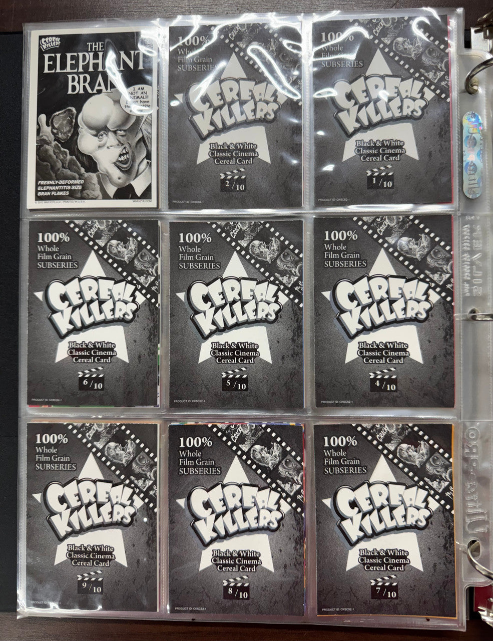2011/12 Wax Eye Cereal Killers Series 1-2 Complete Sets (110)