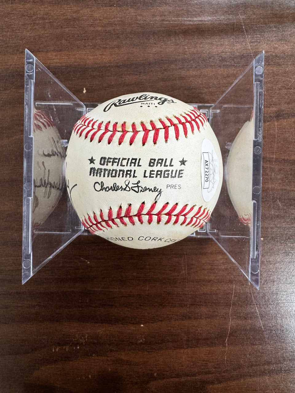 Dale Murphy Signed Autographed Inscribed Rawlings ONL Baseball JSA *270