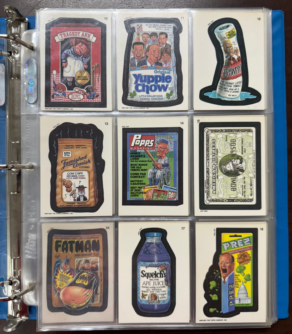 Topps Wacky Packages Card Sets, 1991, 2008 Series 1, 2018 Go To The Movies