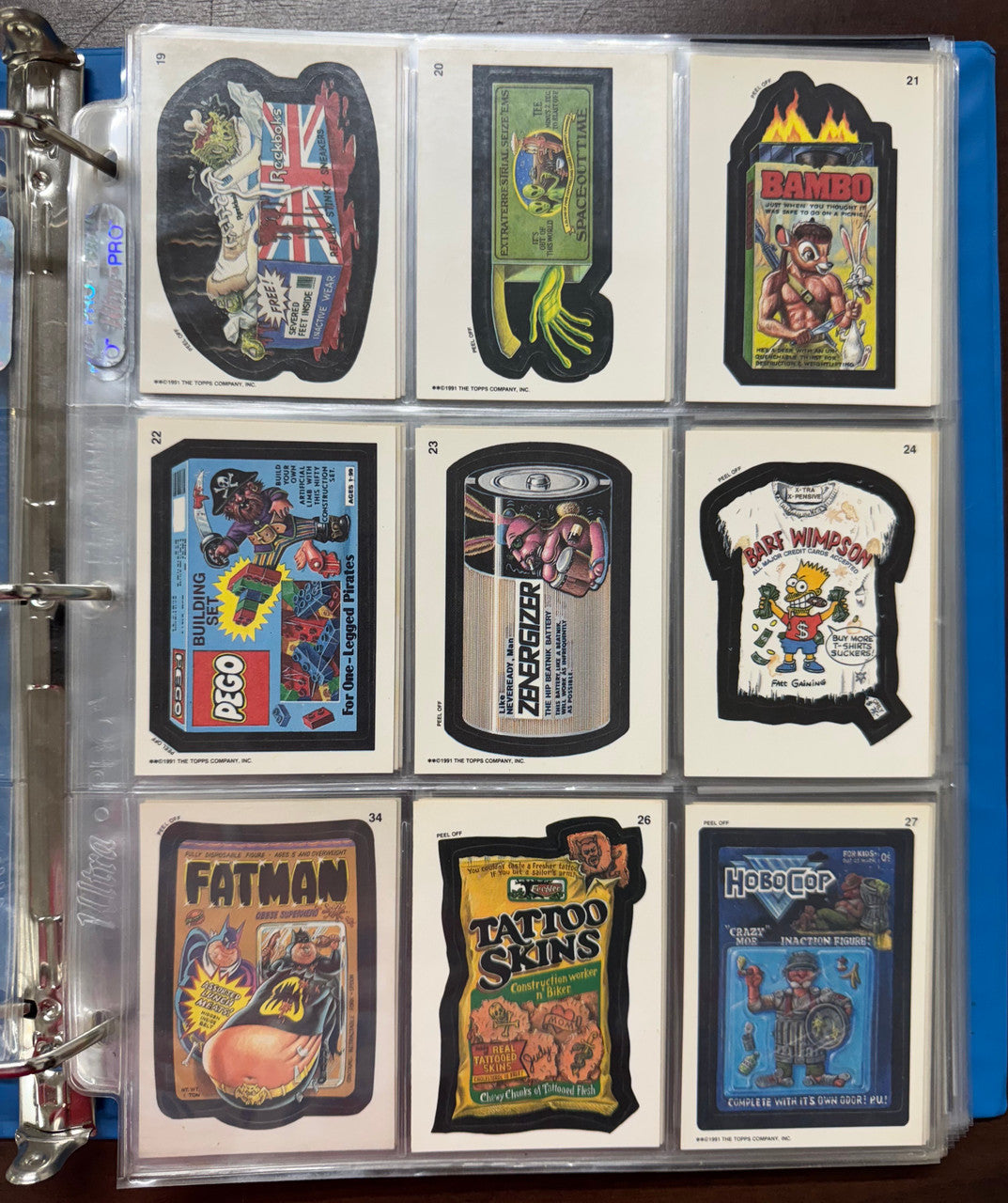 Topps Wacky Packages Card Sets, 1991, 2008 Series 1, 2018 Go To The Movies