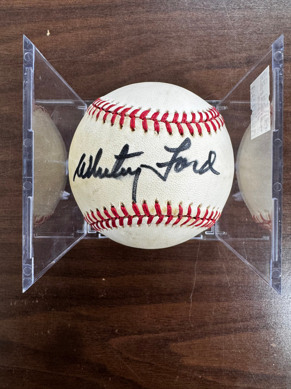Whitey Ford Signed Autographed Rawlings OAL Baseball JSA *662