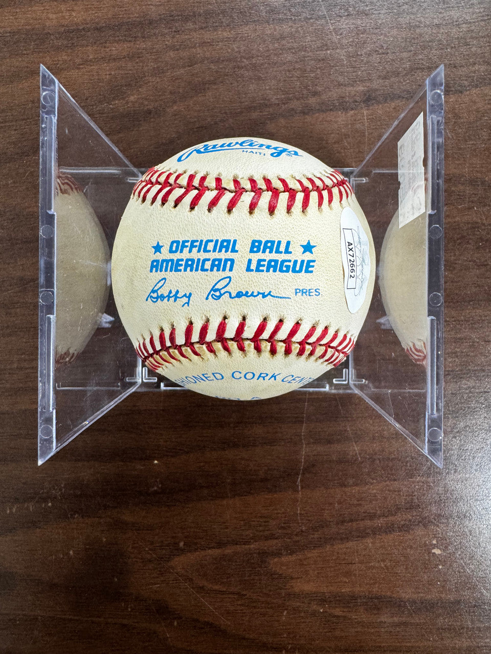 Whitey Ford Signed Autographed Rawlings OAL Baseball JSA *662