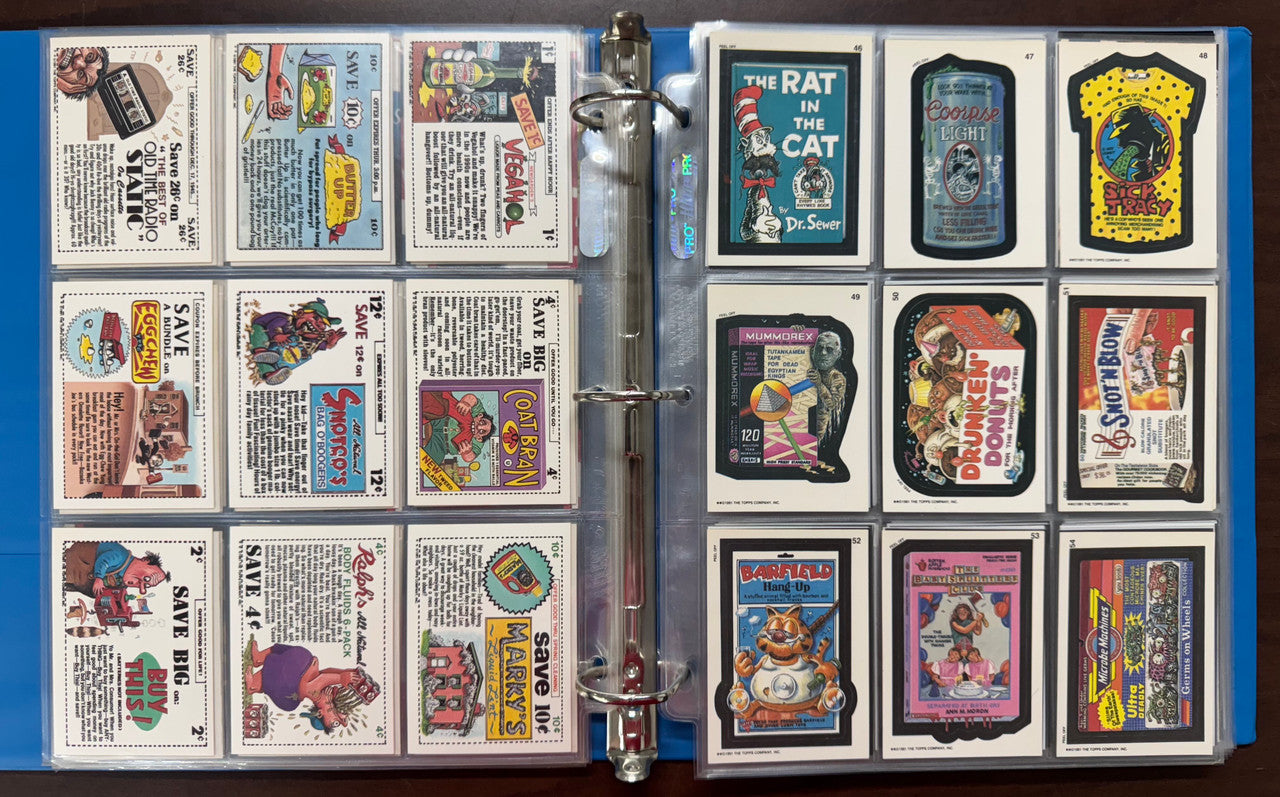 Topps Wacky Packages Card Sets, 1991, 2008 Series 1, 2018 Go To The Movies
