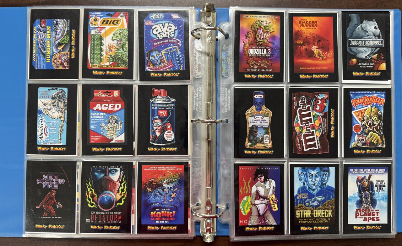 Topps Wacky Packages Card Sets, 1991, 2008 Series 1, 2018 Go To The Movies