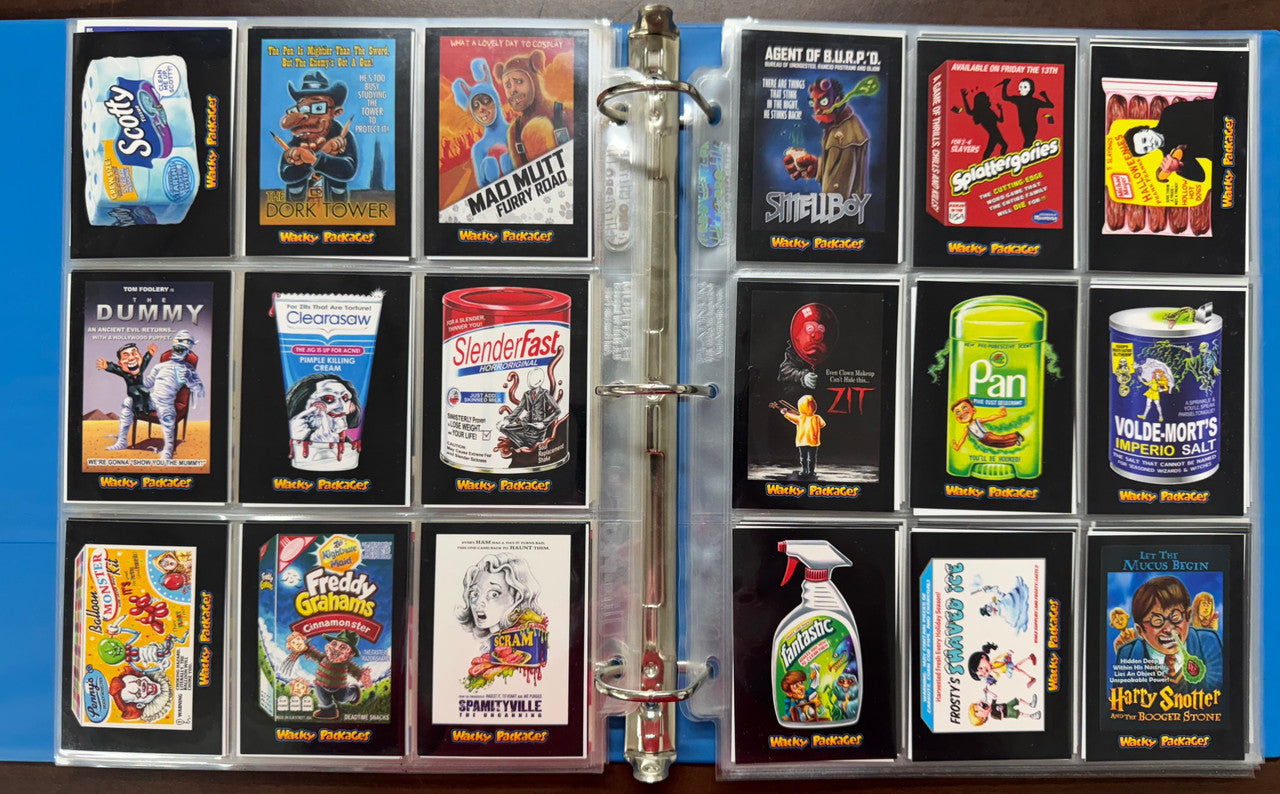 Topps Wacky Packages Card Sets, 1991, 2008 Series 1, 2018 Go To The Movies