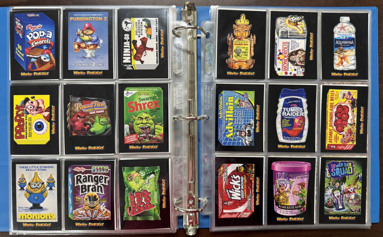 Topps Wacky Packages Card Sets, 1991, 2008 Series 1, 2018 Go To The Movies