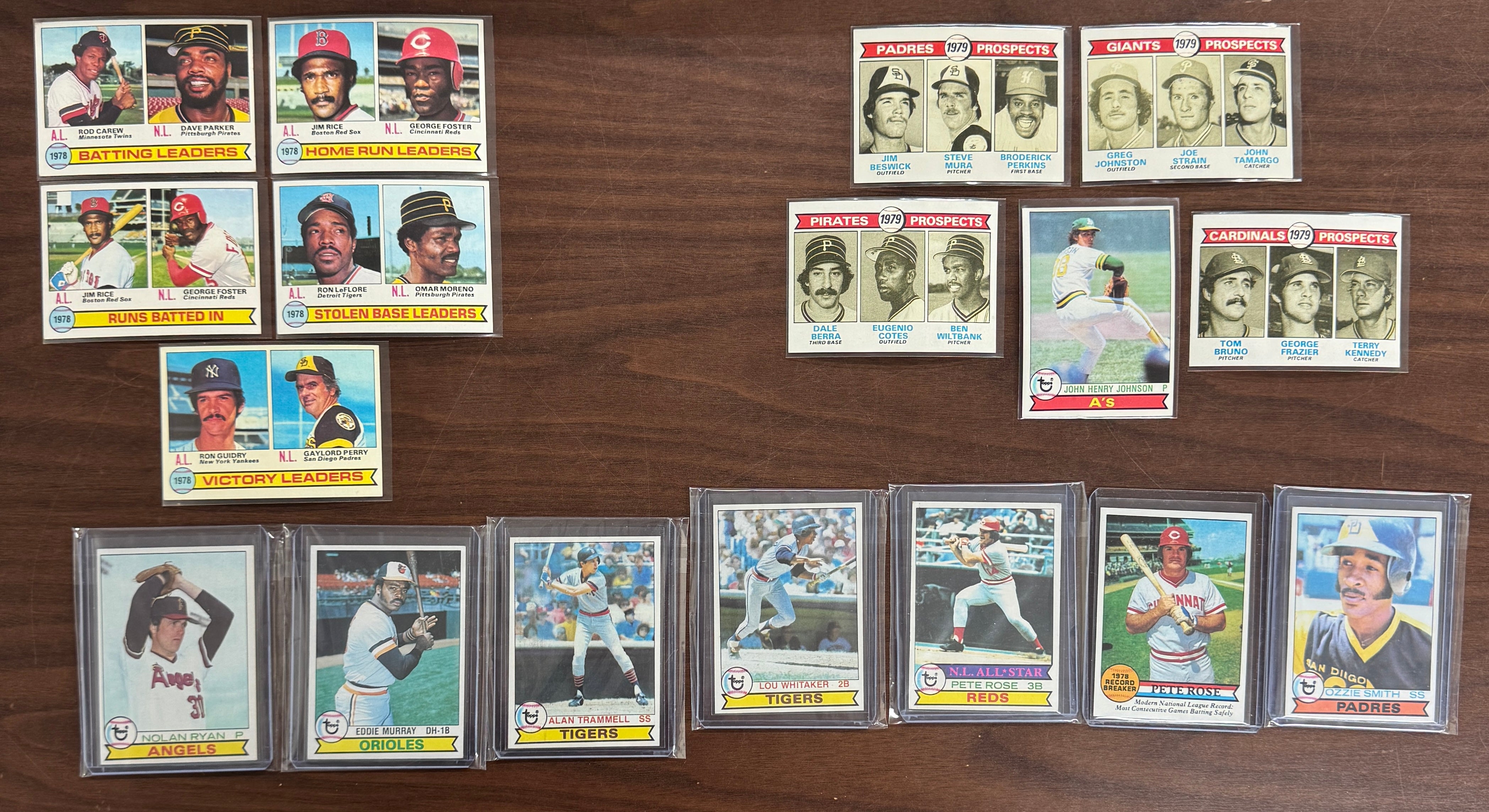1979 Topps Baseball Complete Set (726) NM Sleeved