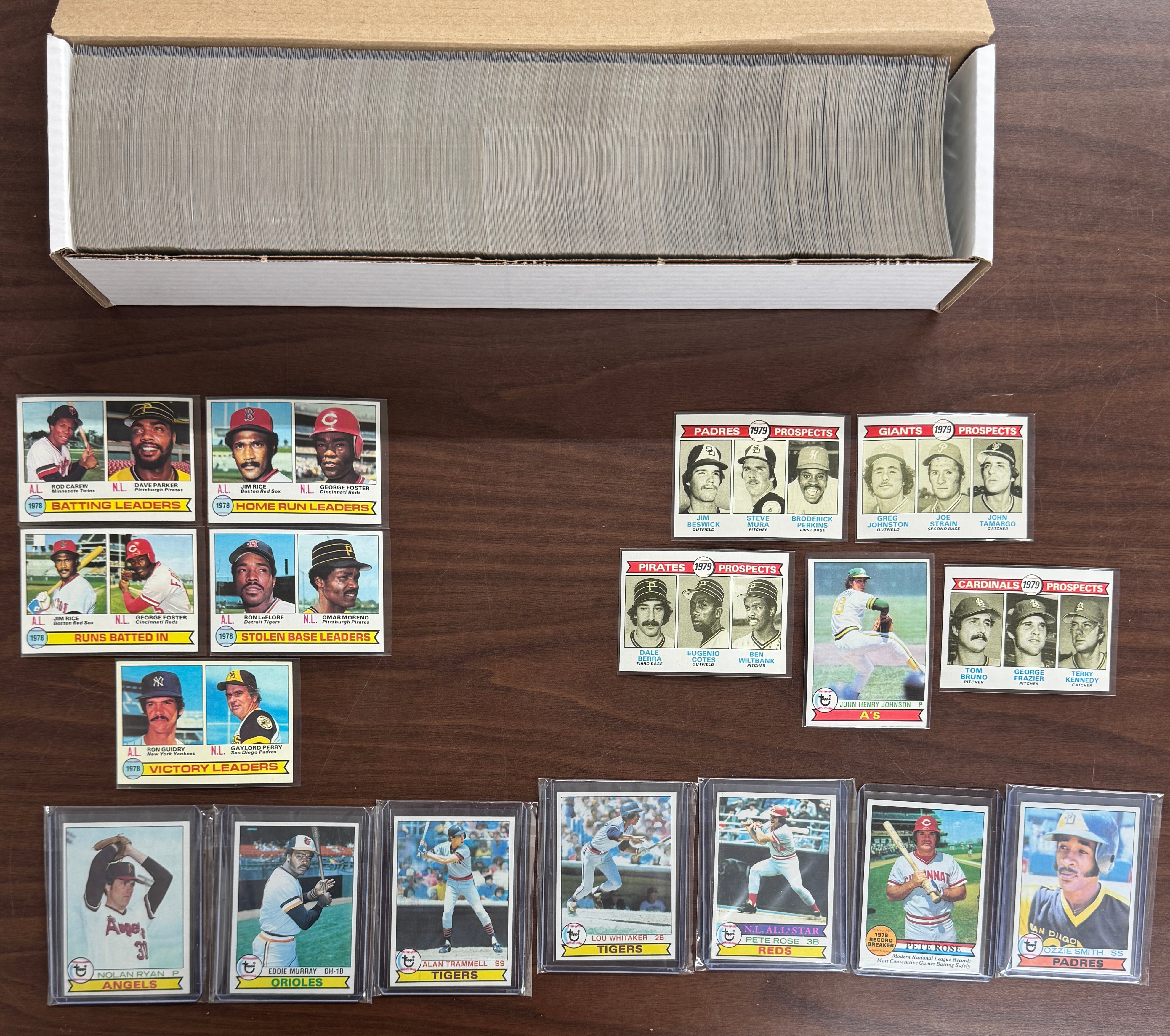 1979 Topps Baseball Complete Set (726) NM Sleeved
