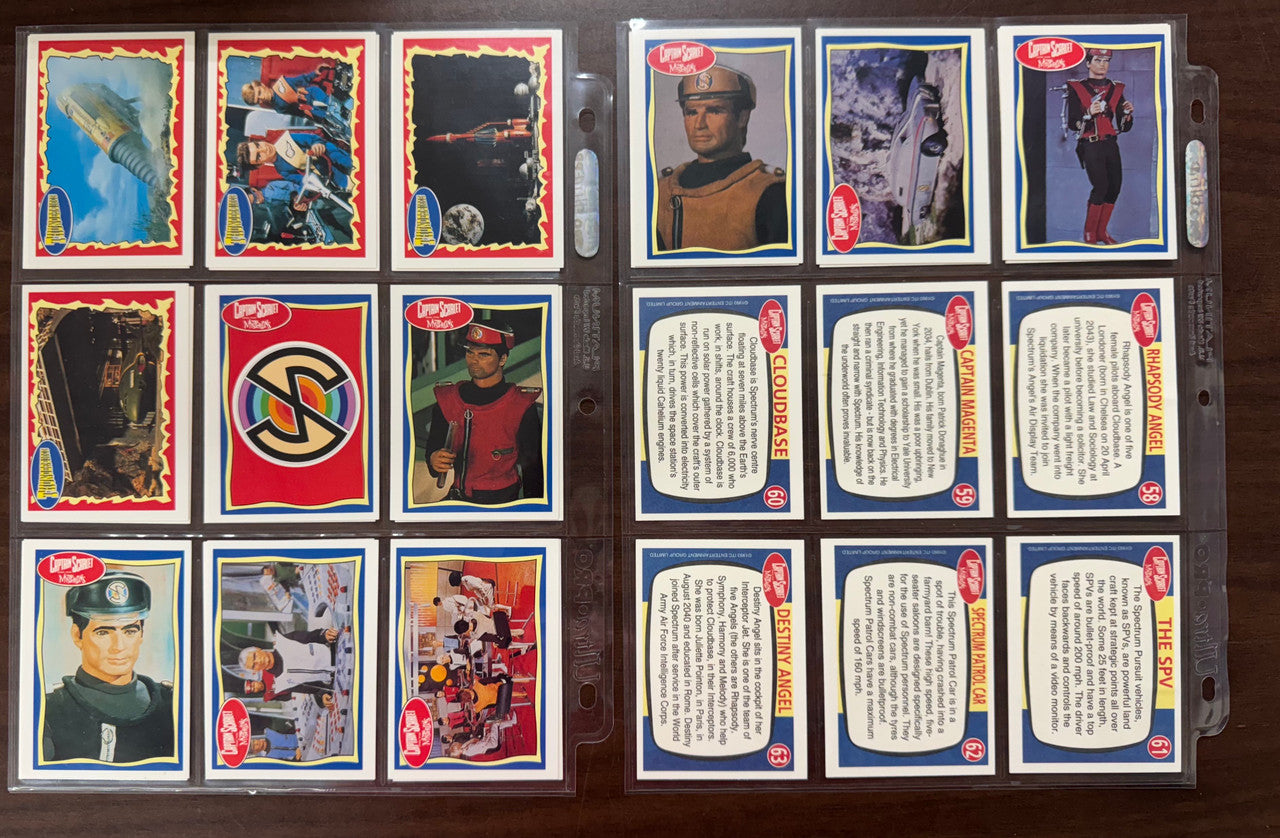 1993 ITC Gerry Anderson Thunderbirds Stingray Complete Card Set (66) NM
