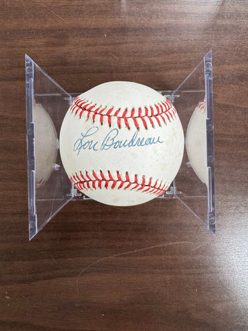 Lou Boudreau Signed Autographed Rawlings OAL Baseball JSA *223