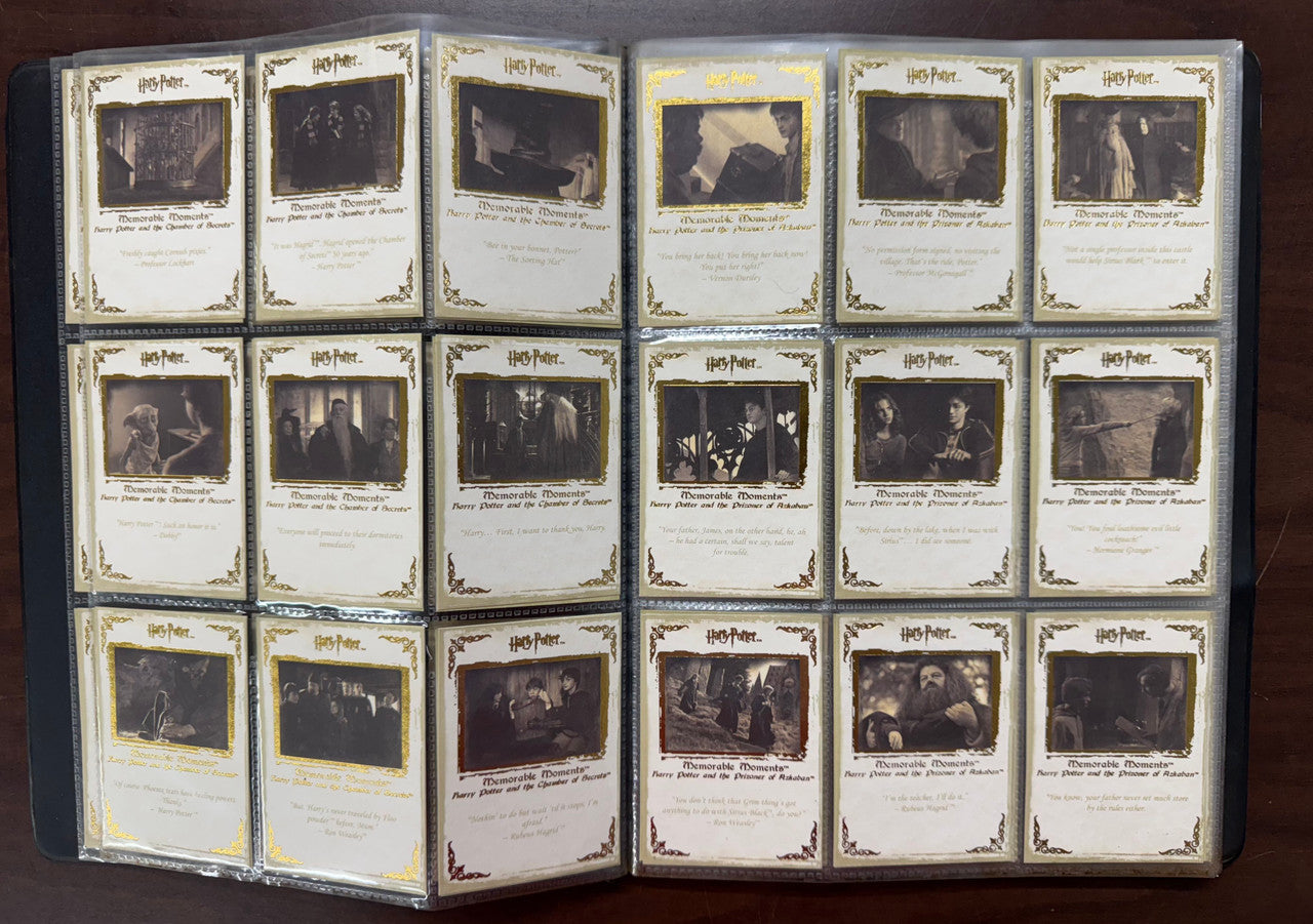 2006/09 Artbox Harry Potter Memorable Momments Series 1-2 Complete Sets (144)