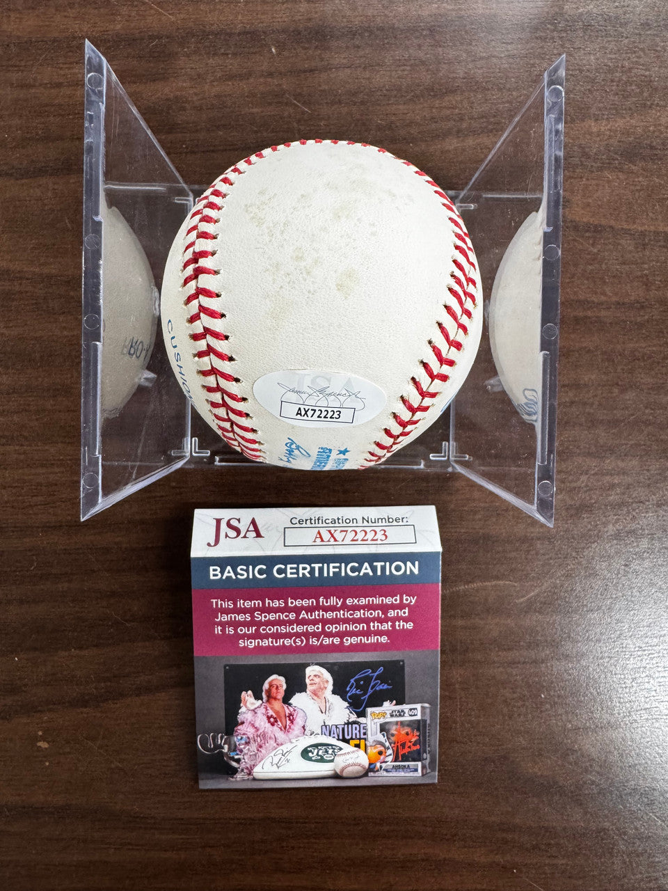 Lou Boudreau Signed Autographed Rawlings OAL Baseball JSA *223