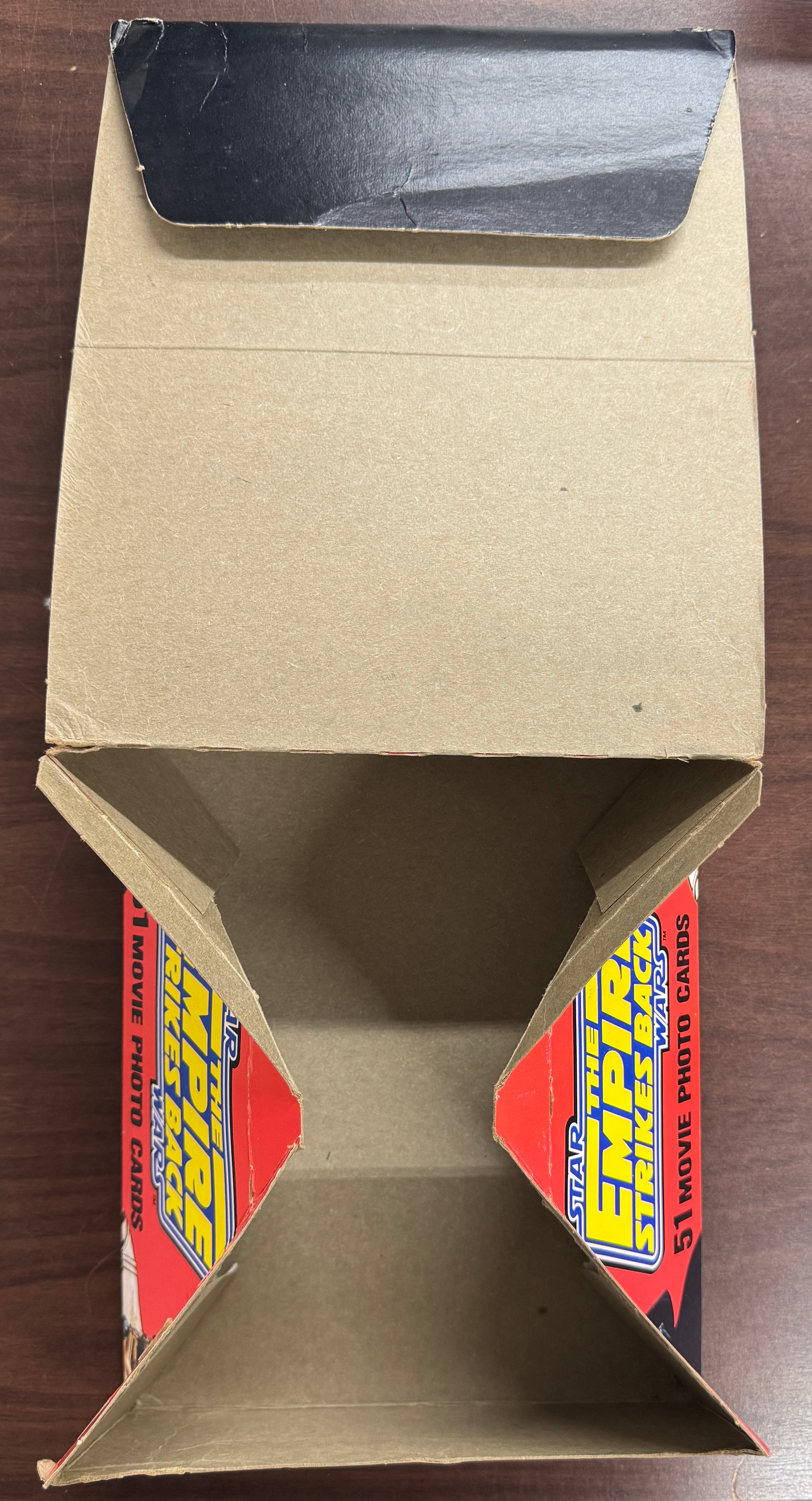 1980 Topps Star Wars Empire Strikes Back Movie Cards Empty Wax Box