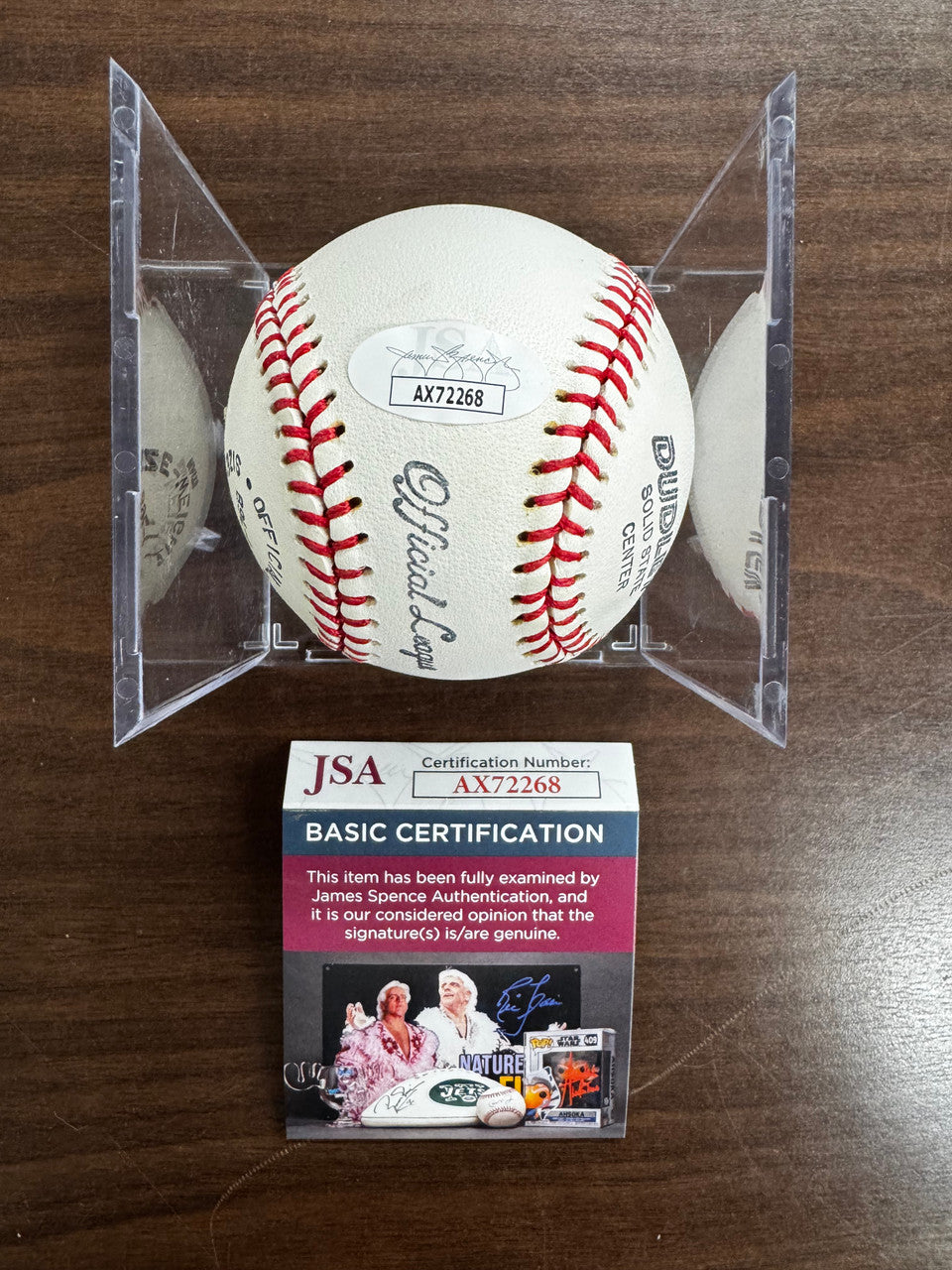 George Kell Signed Autographed Dudley Official League Baseball JSA