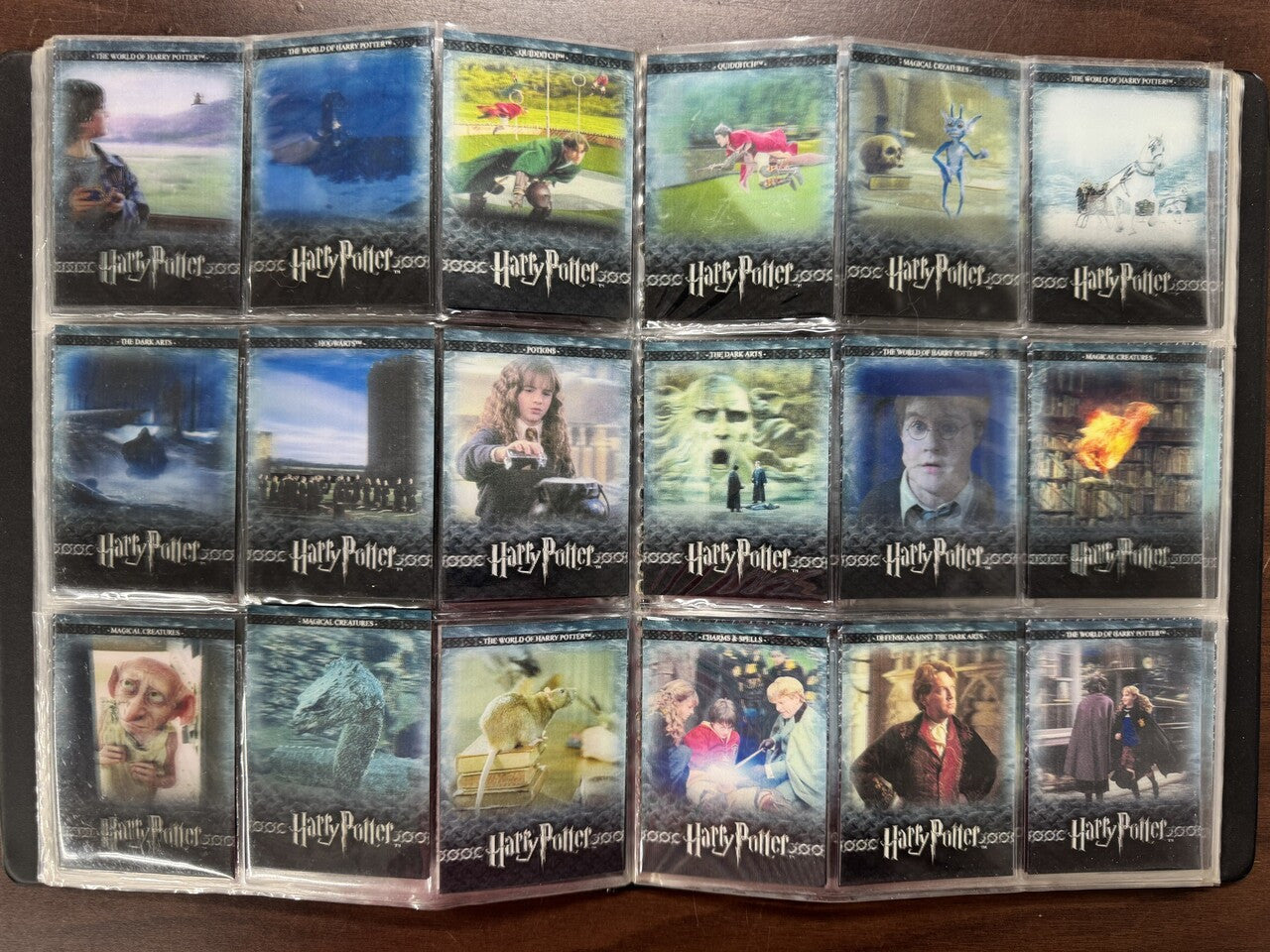 2007/08 Artbox The World of Harry Potter 3D Series 1-2 Complete Sets (144)