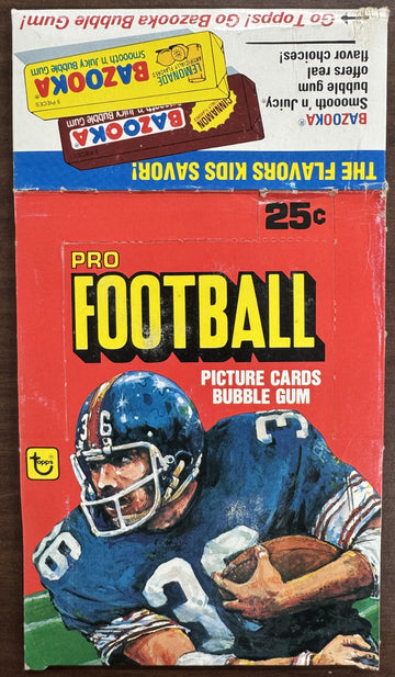 1980 Topps Football Empty Wax Box