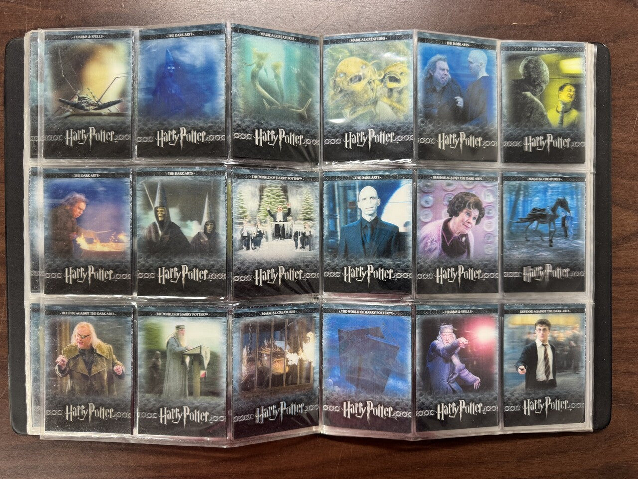 2007/08 Artbox The World of Harry Potter 3D Series 1-2 Complete Sets (144)