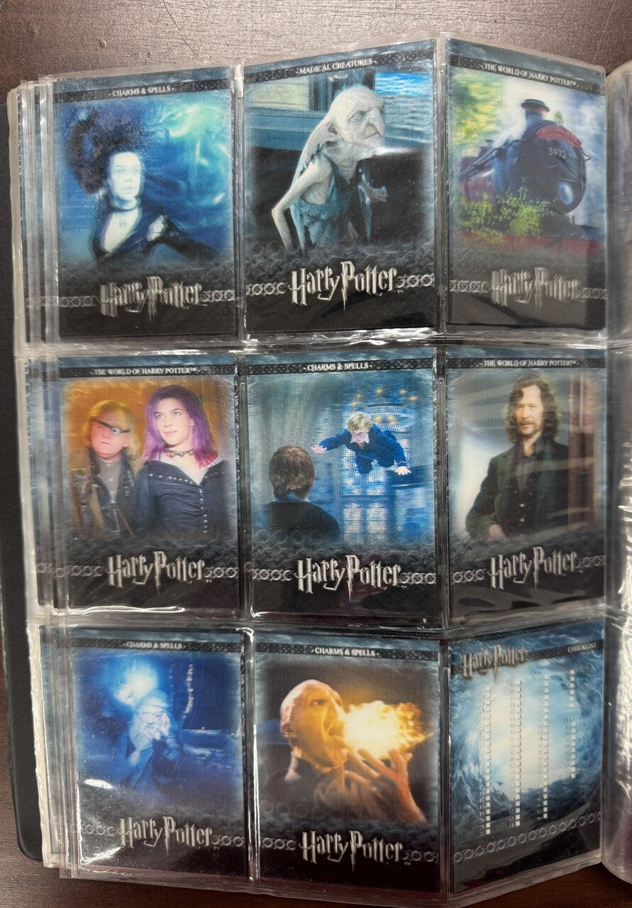 2007/08 Artbox The World of Harry Potter 3D Series 1-2 Complete Sets (144)