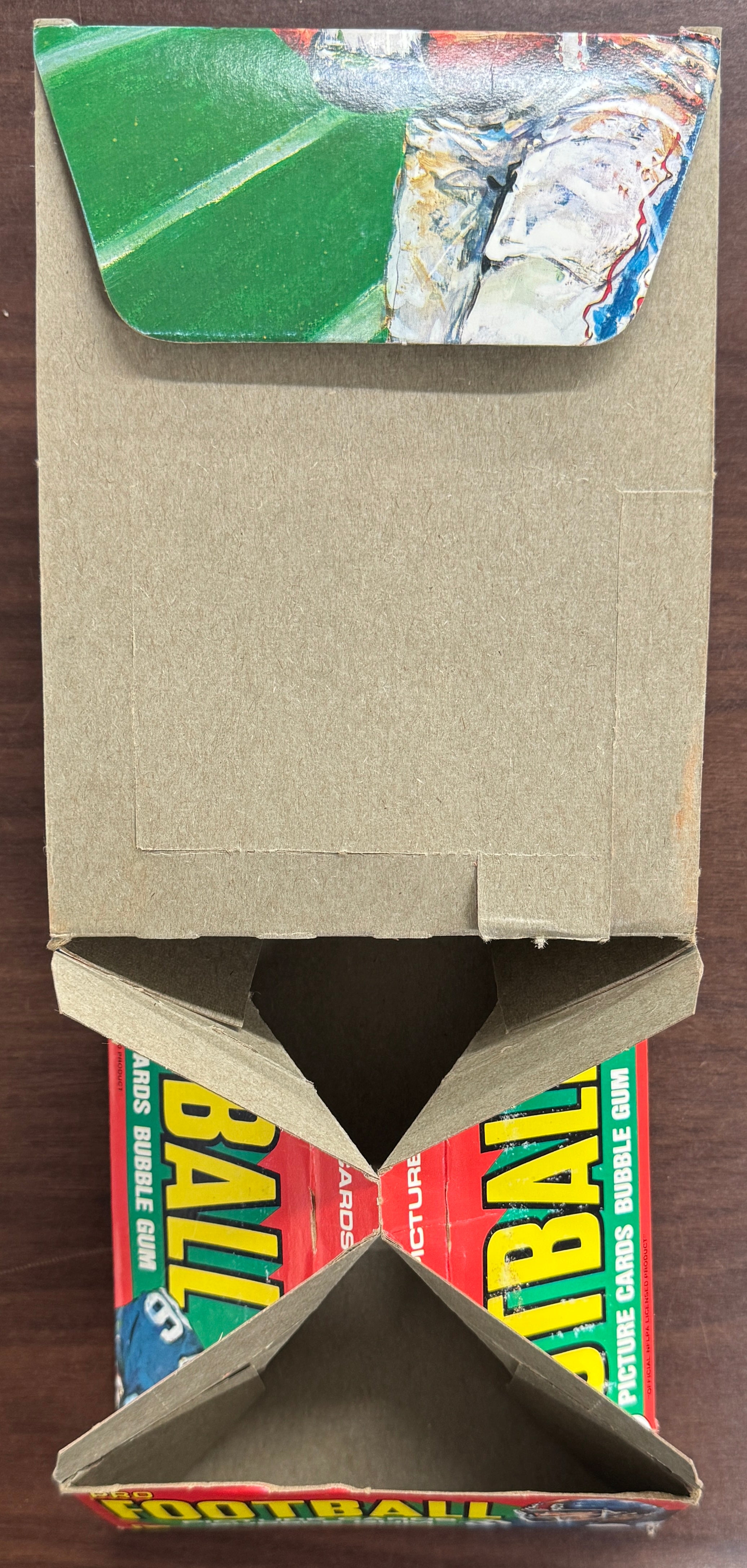 1980 Topps Football Empty Wax Box