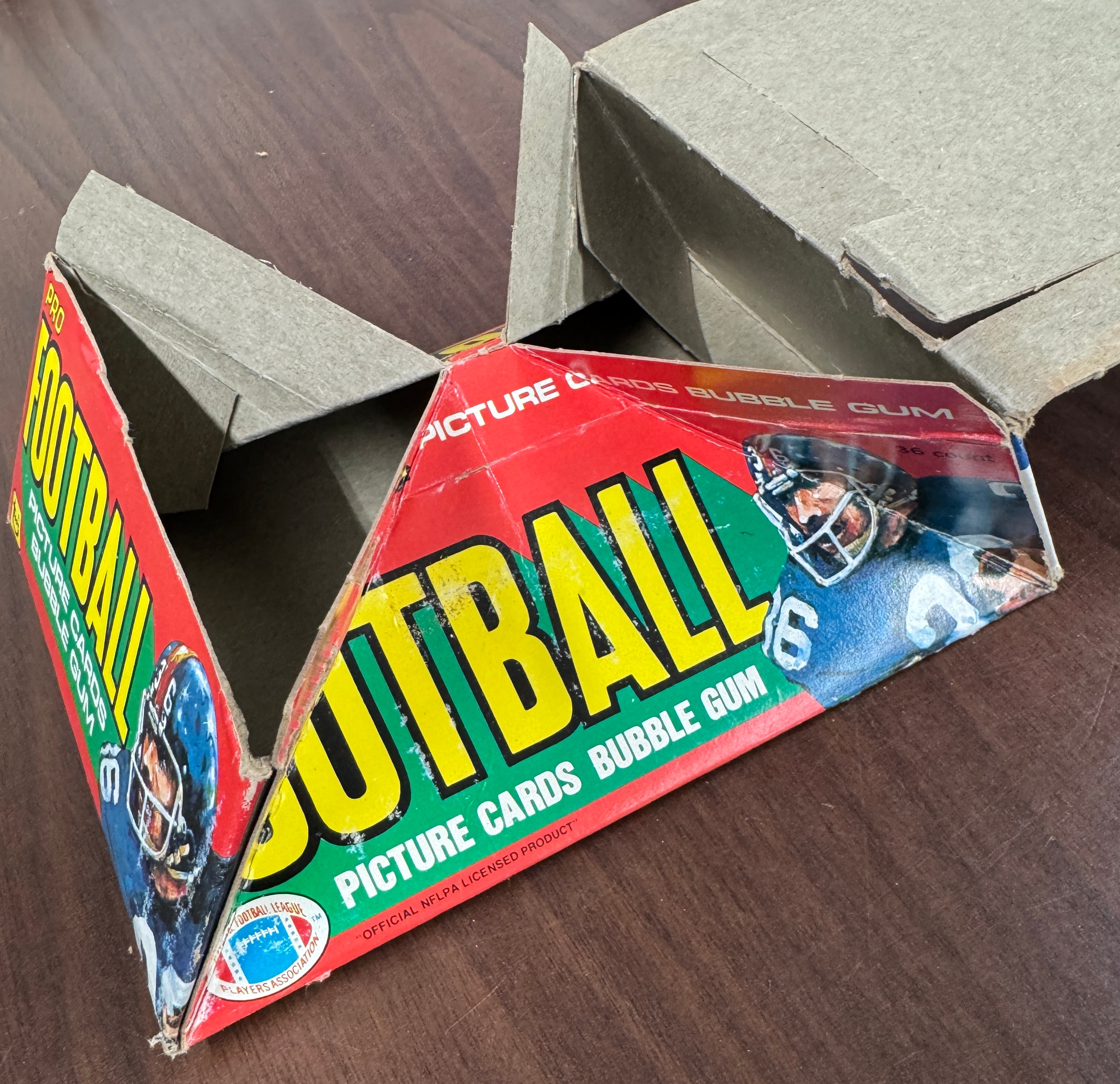 1980 Topps Football Empty Wax Box