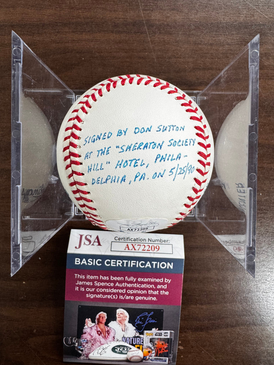 Don Sutton Signed Autographed Rawlings OAL Baseball JSA *209
