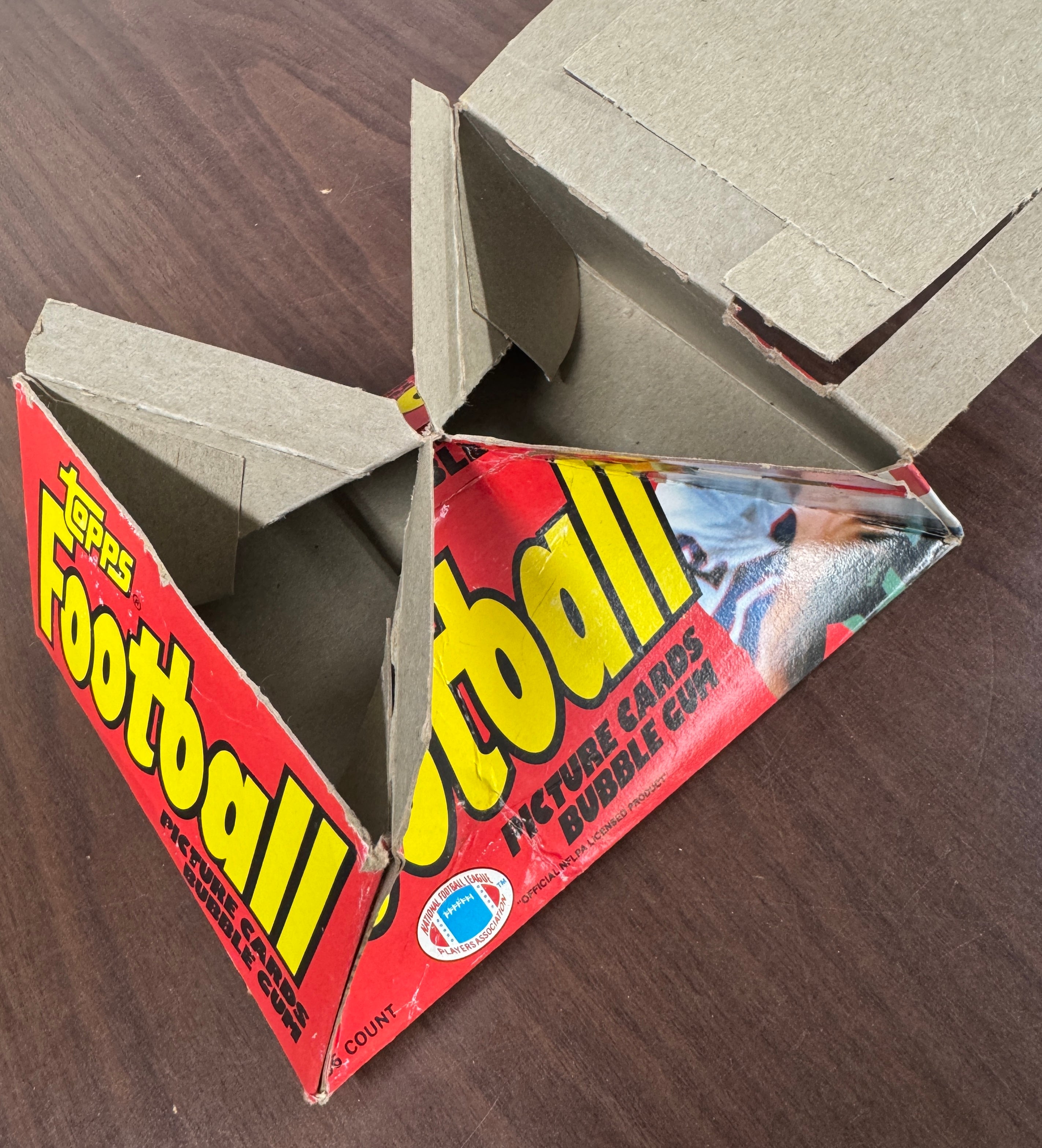 1981 Topps Football Empty Wax Box
