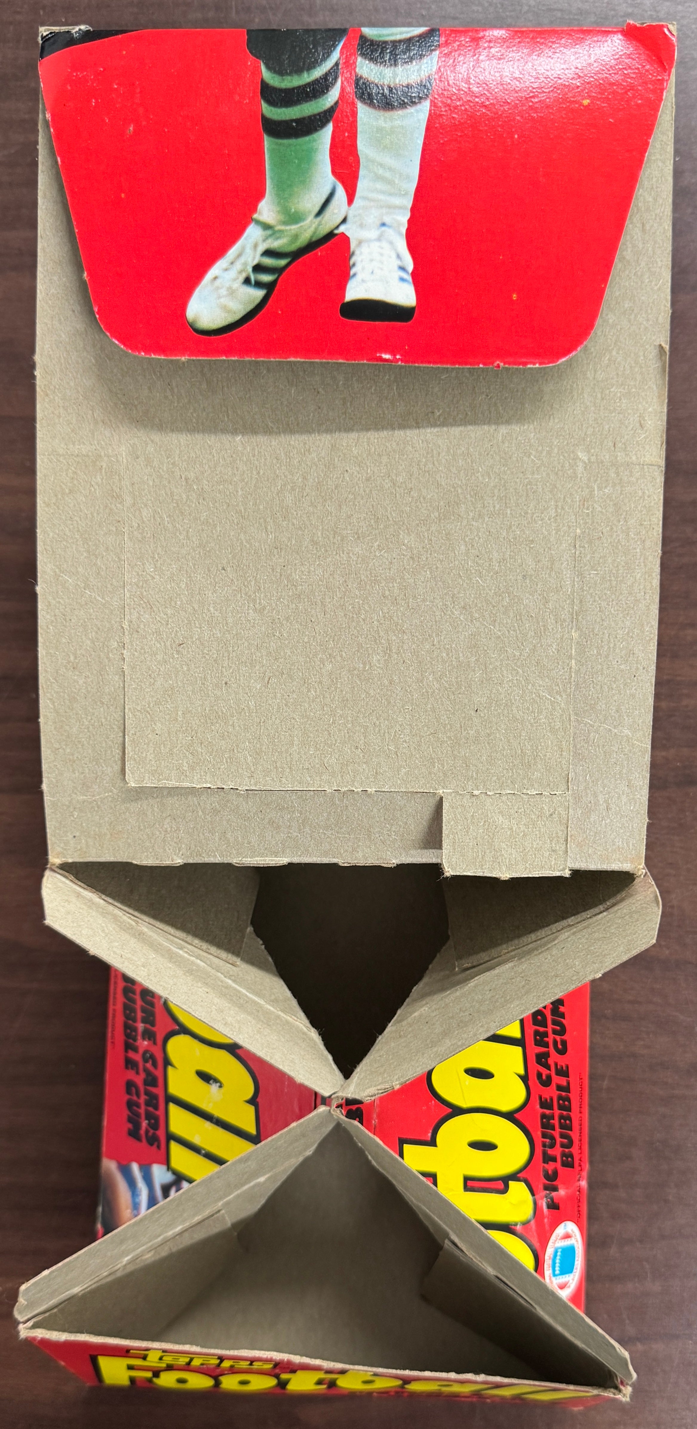 1981 Topps Football Empty Wax Box