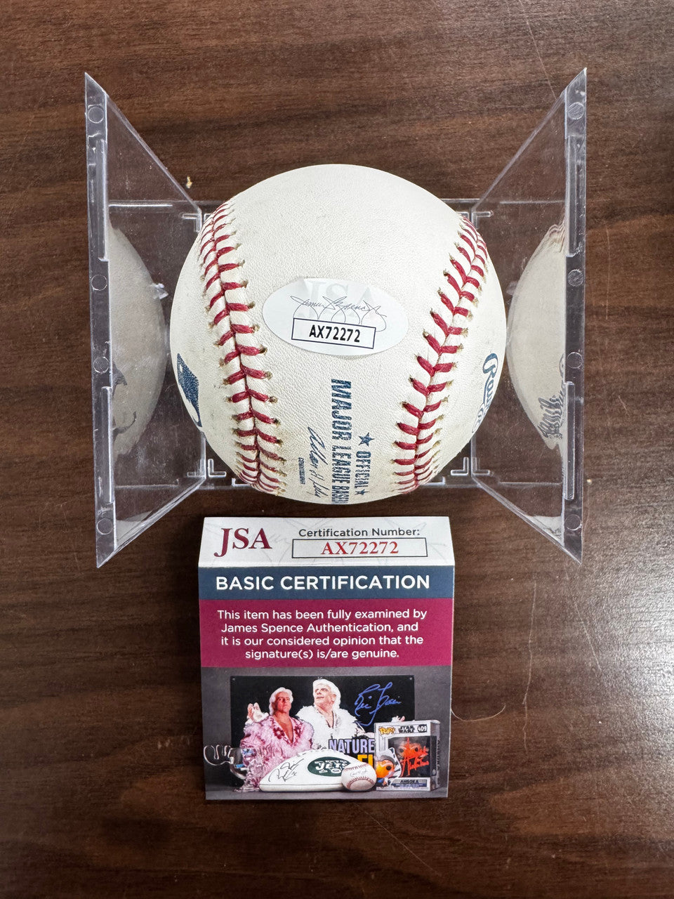Rick Dempsey Signed Autographed OML Baseball JSA *272