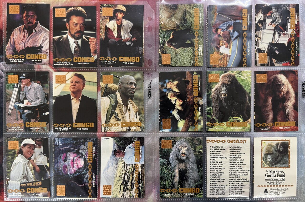 1995 Upper Deck Congo The Movie Complete Card Set (90) NM